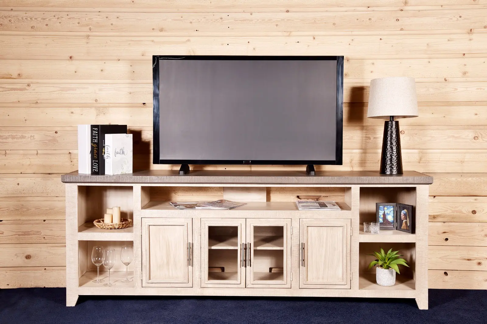 Heather Natural 92  TV Stand-2