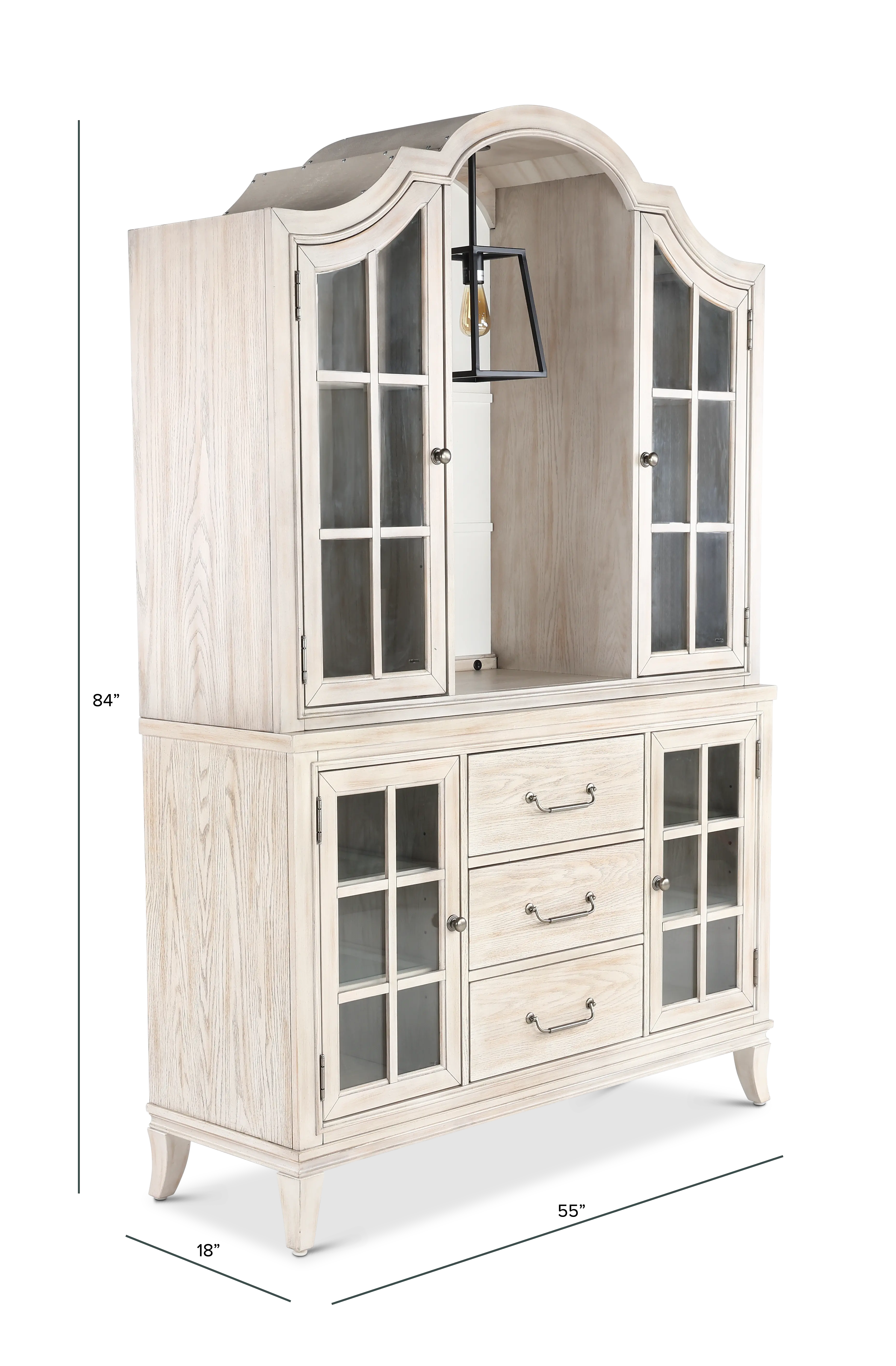 Casa Off-White China Cabinet-3