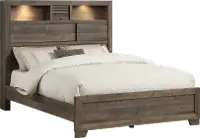 North Pass Brown Twin Bed