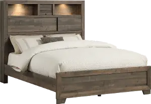 North Pass Brown King Bed | RC Willey