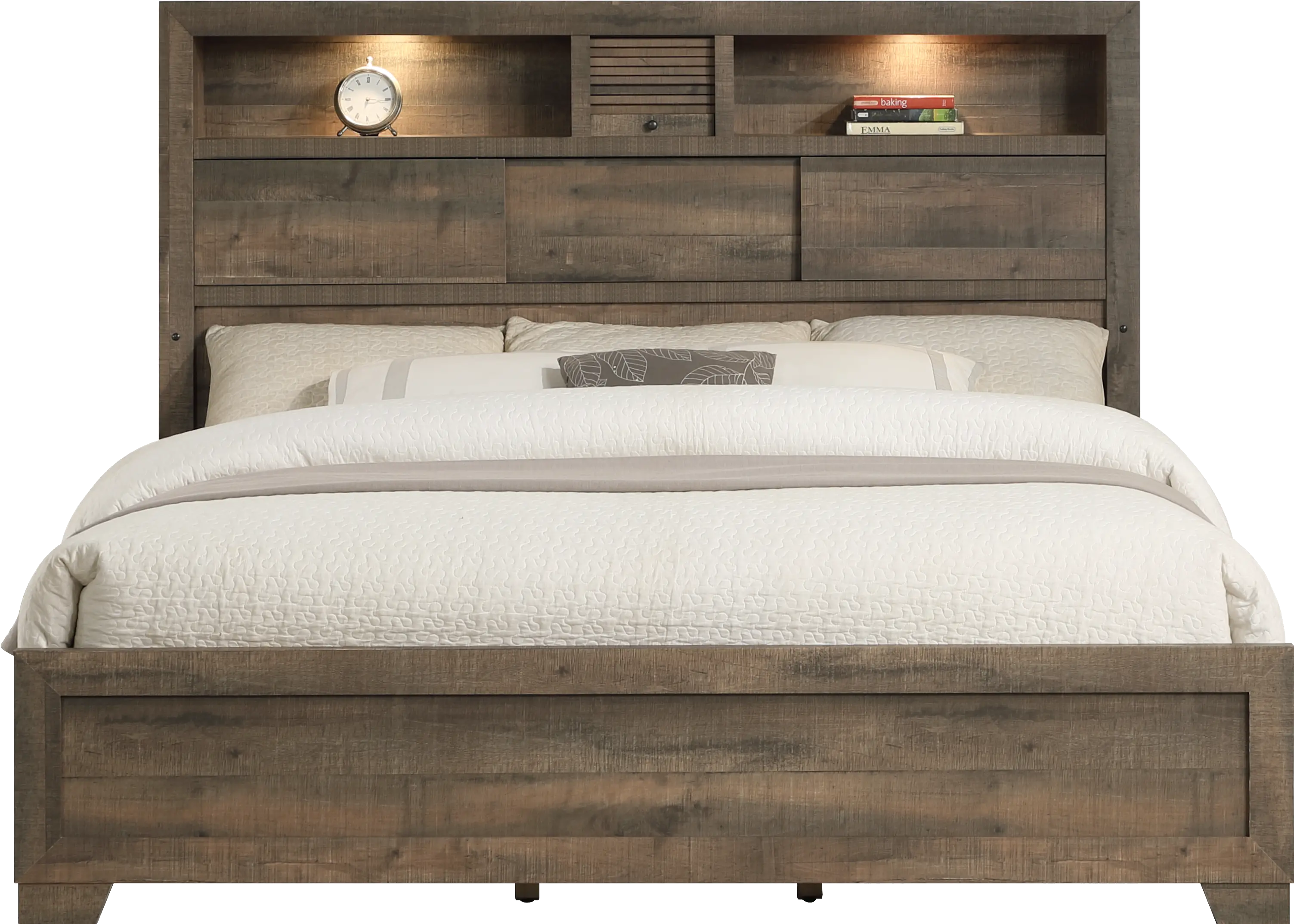 North Pass Brown King Bed-3