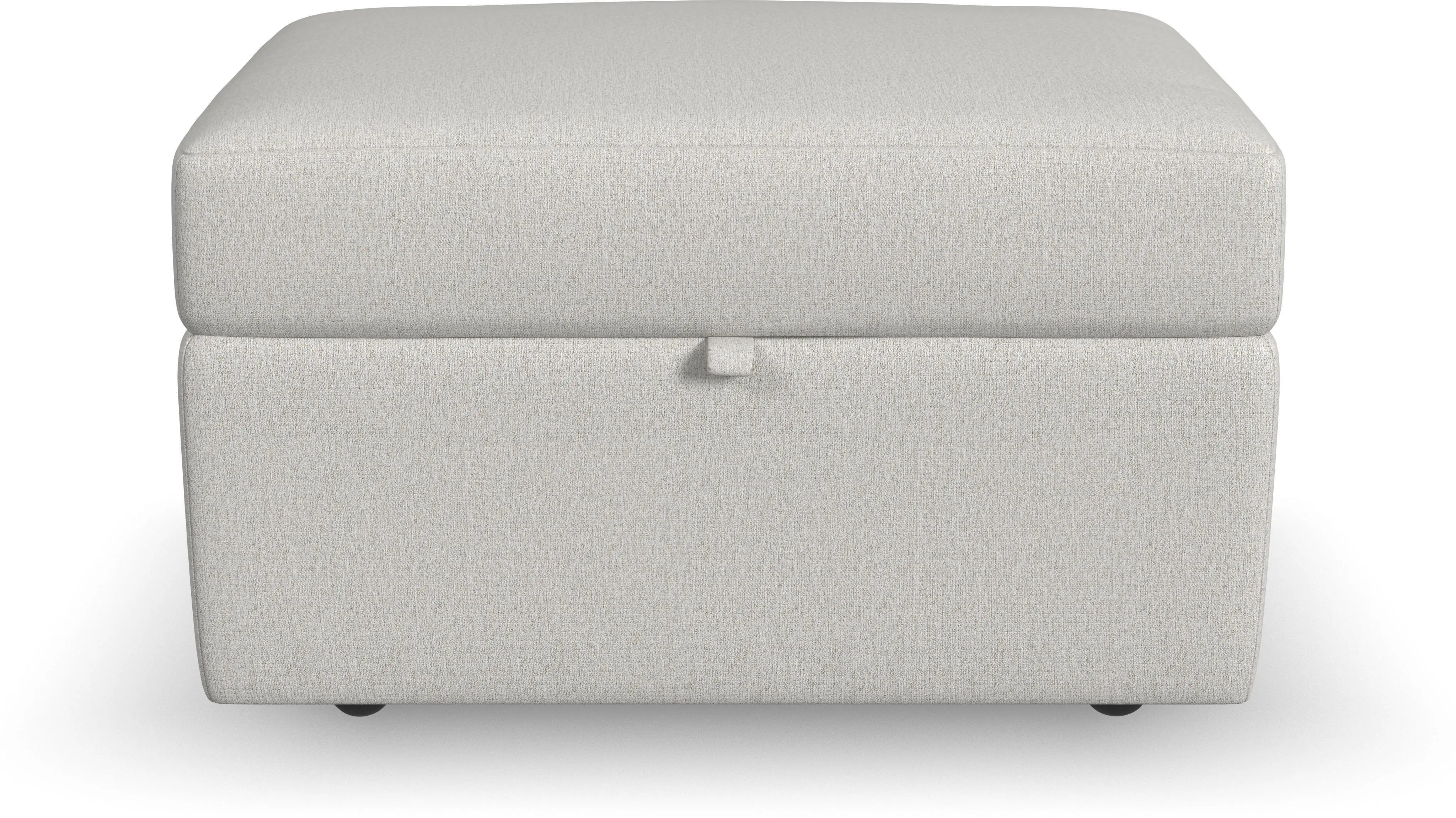 Flex Taupe Ottoman with Storage-1