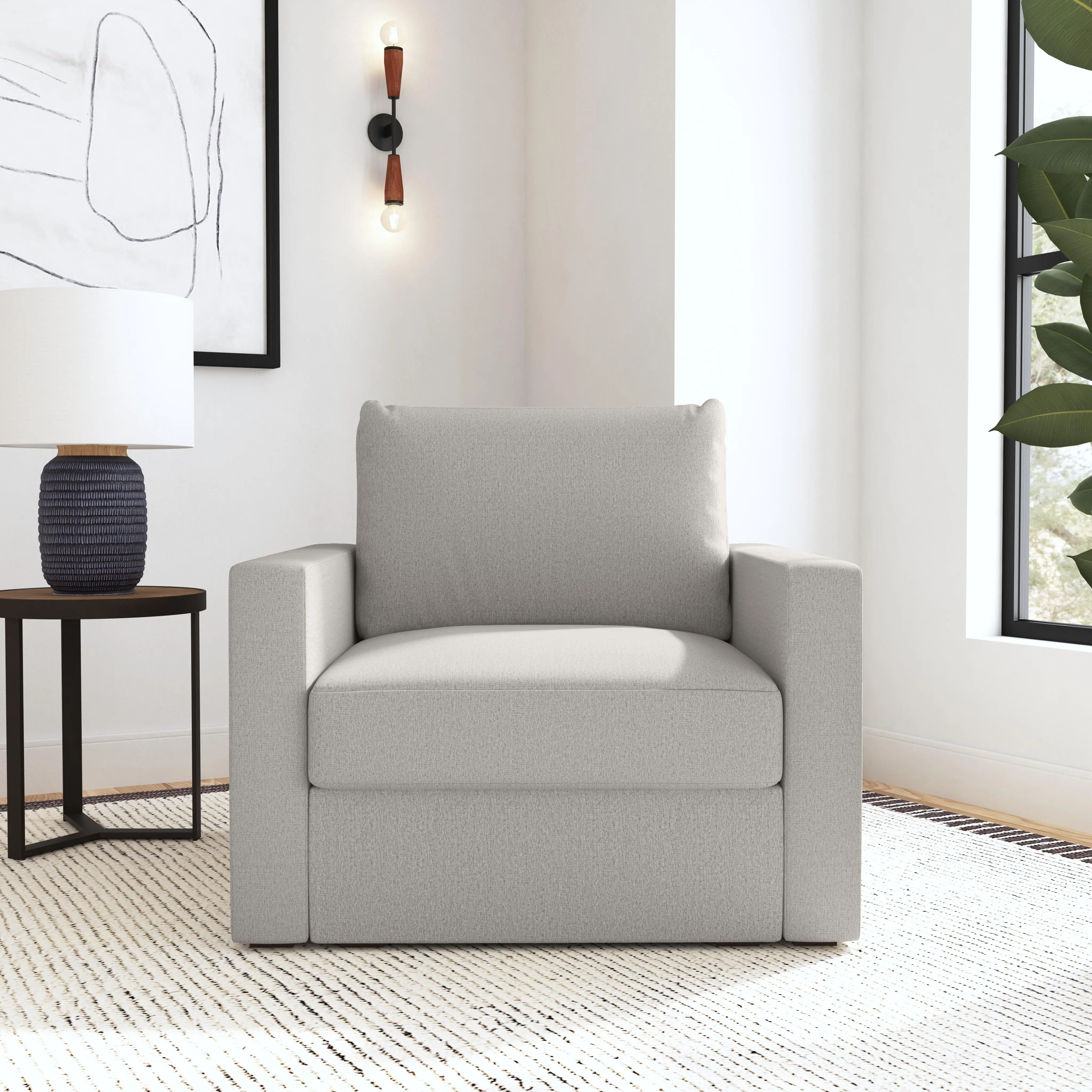 Flex Taupe Armchair-2