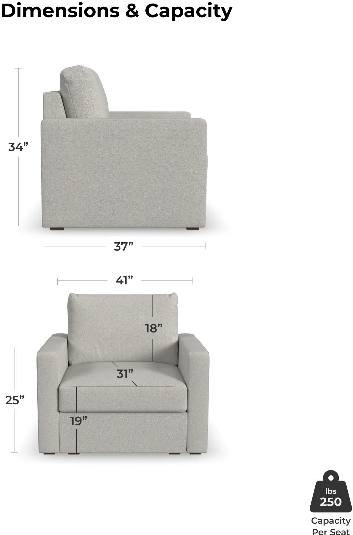 Flex Taupe Armchair-6