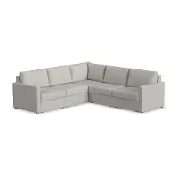 Flex Taupe 5-Seat Modular Sectional