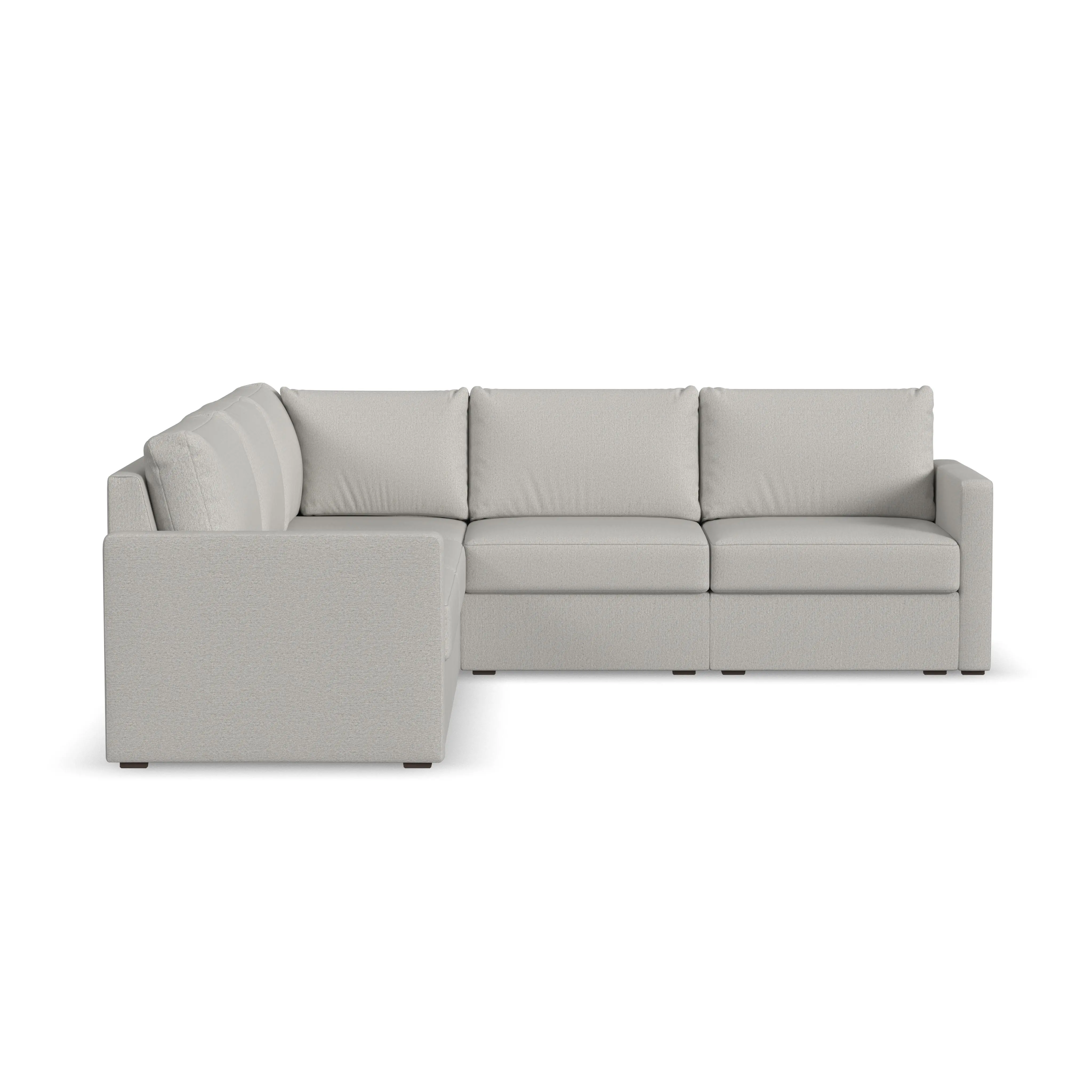 Flex Taupe 5-Seat Modular Sectional-3
