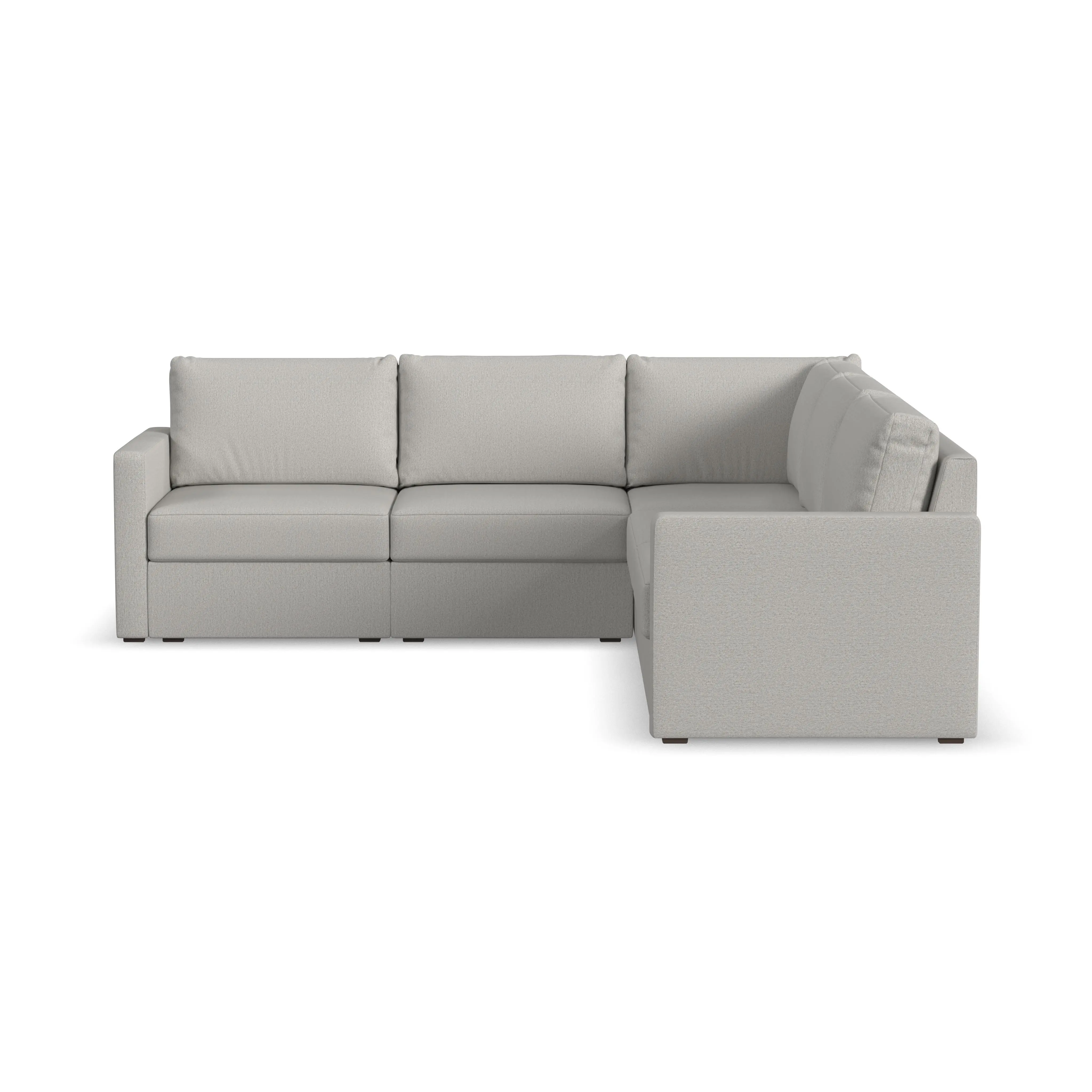 Flex Taupe 5-Seat Modular Sectional-4
