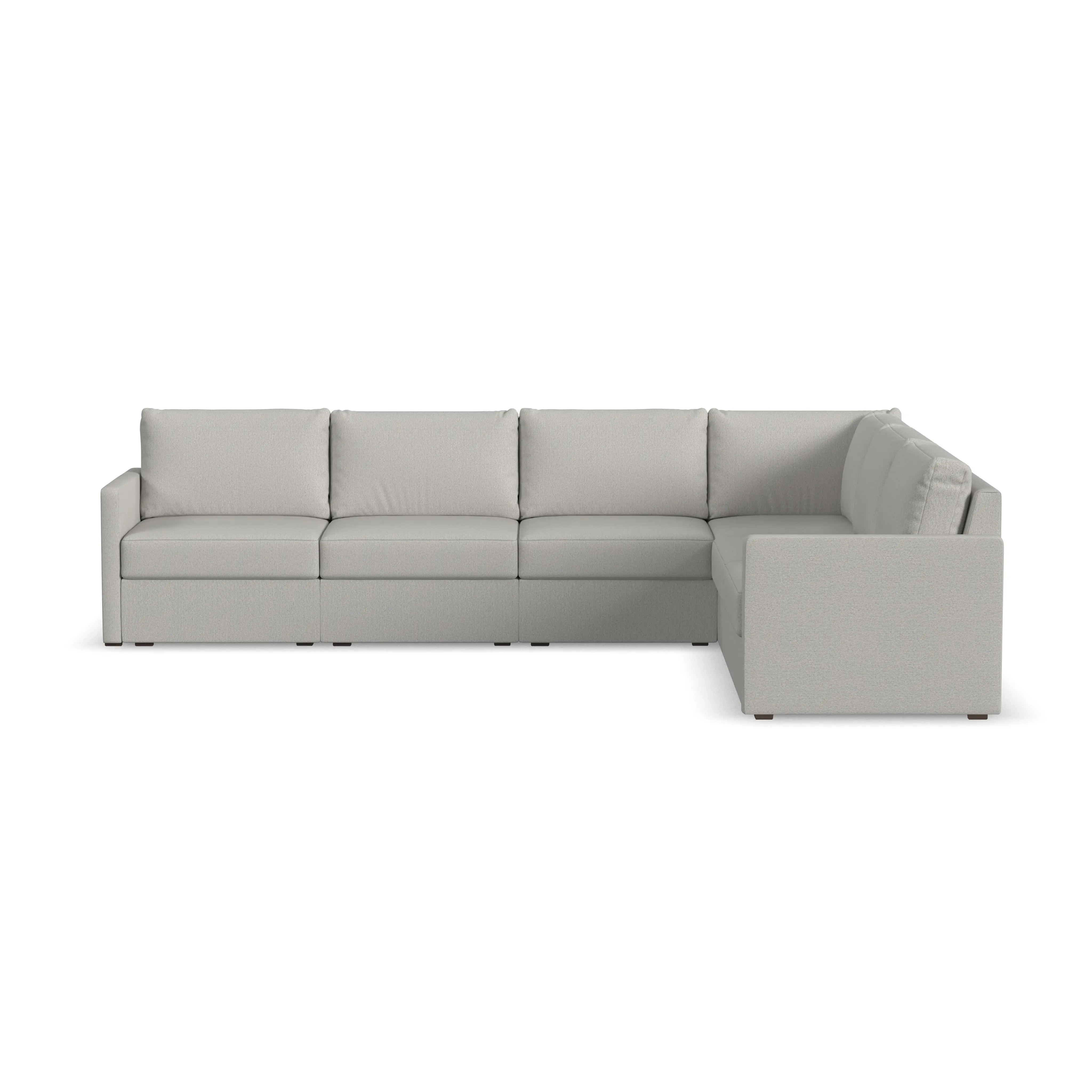 Flex Taupe 6-Seat Modular Sectional-5