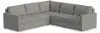 Flex Gray 5-Seat Modular Sectional