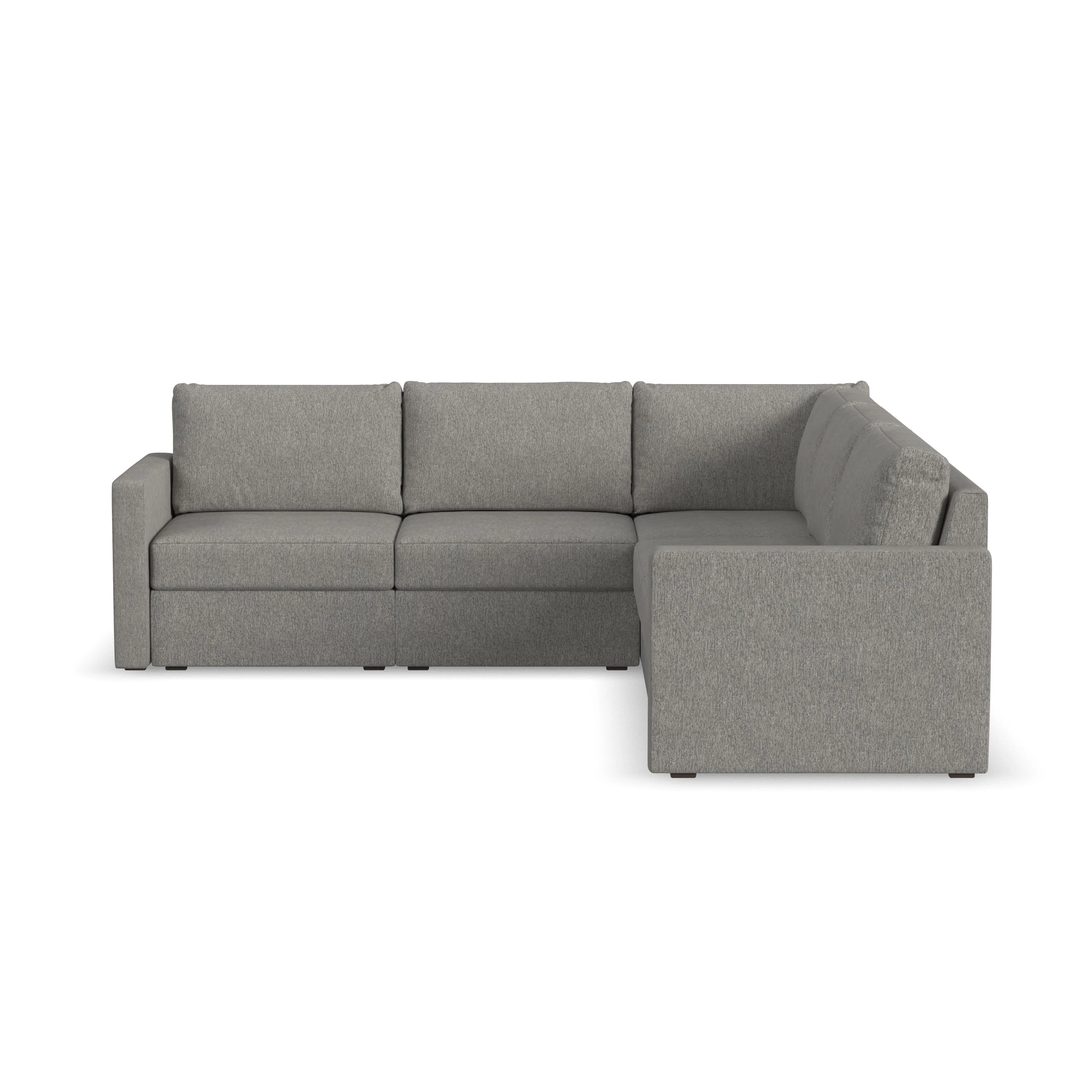 Flex Gray 5-Seat Modular Sectional-5