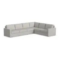 Flex Taupe 6-Seat Modular Sectional