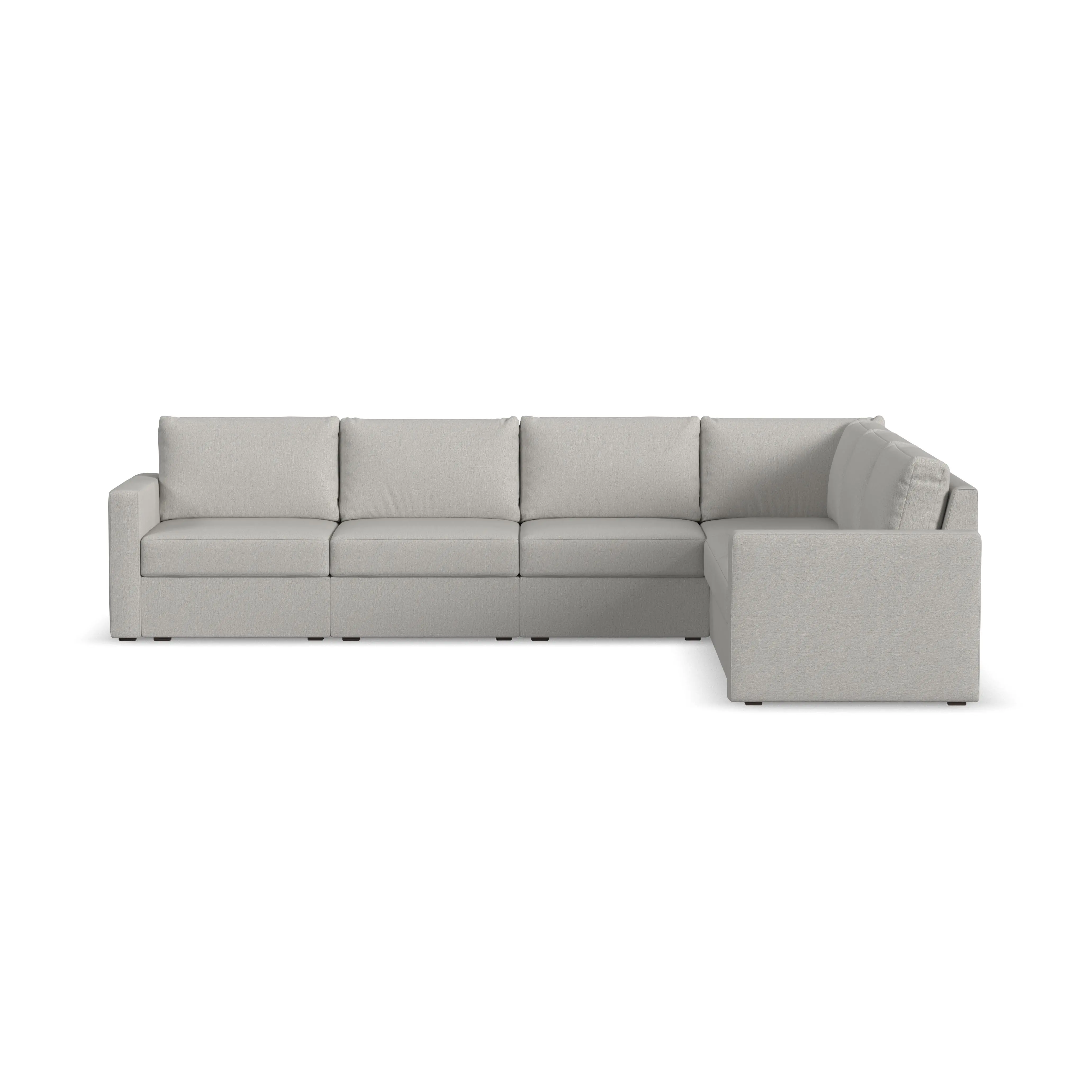 Flex Taupe 6-Seat Modular Sectional-5