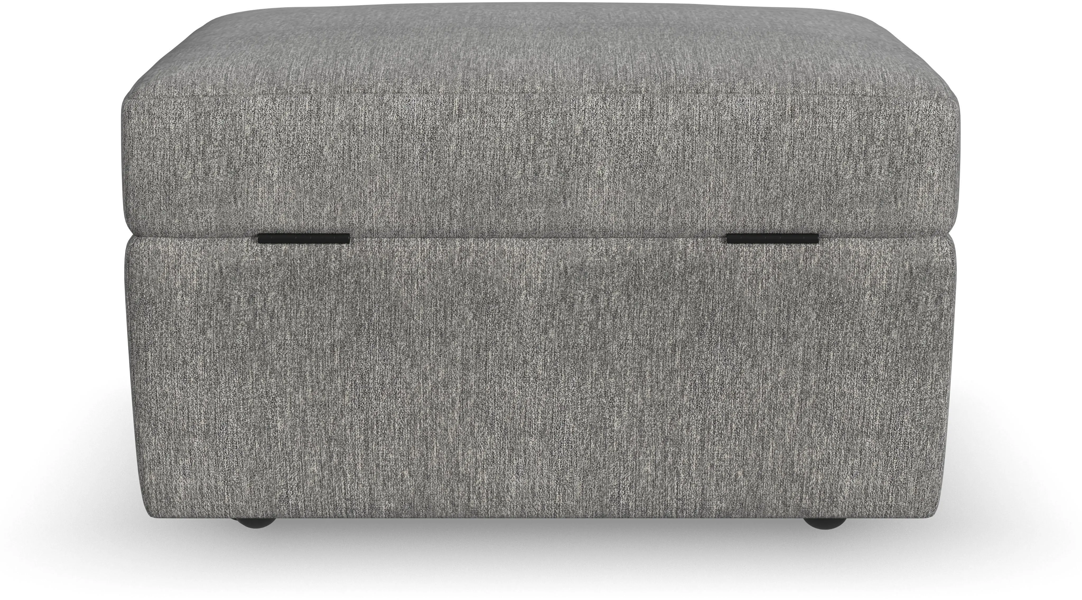 Flex Gray Ottoman with Storage-7