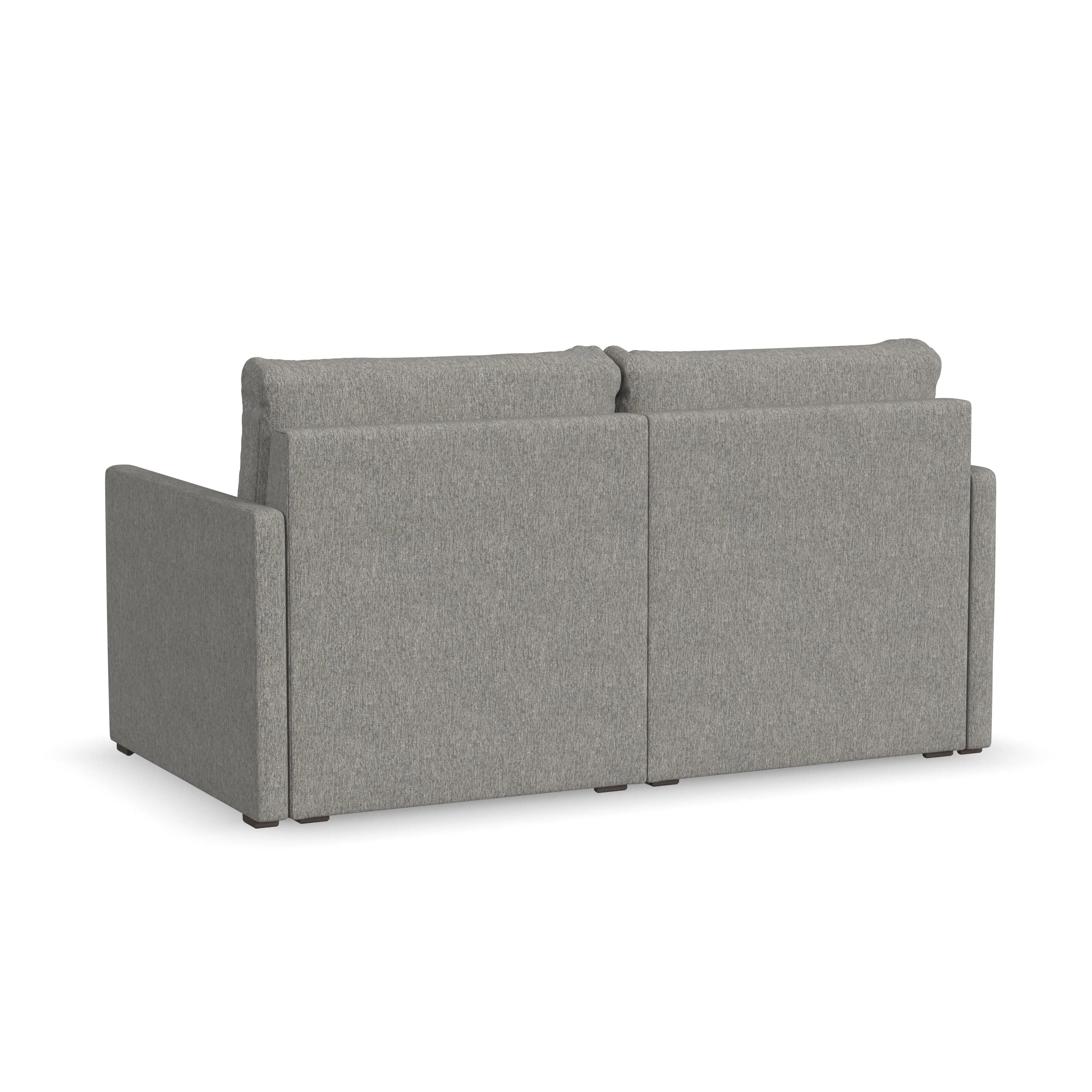 Flex Gray Loveseat with Narrow Arm-6