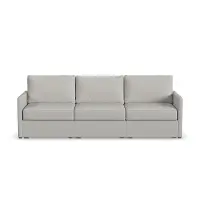 Flex Taupe Modular Sofa with Narrow Arm