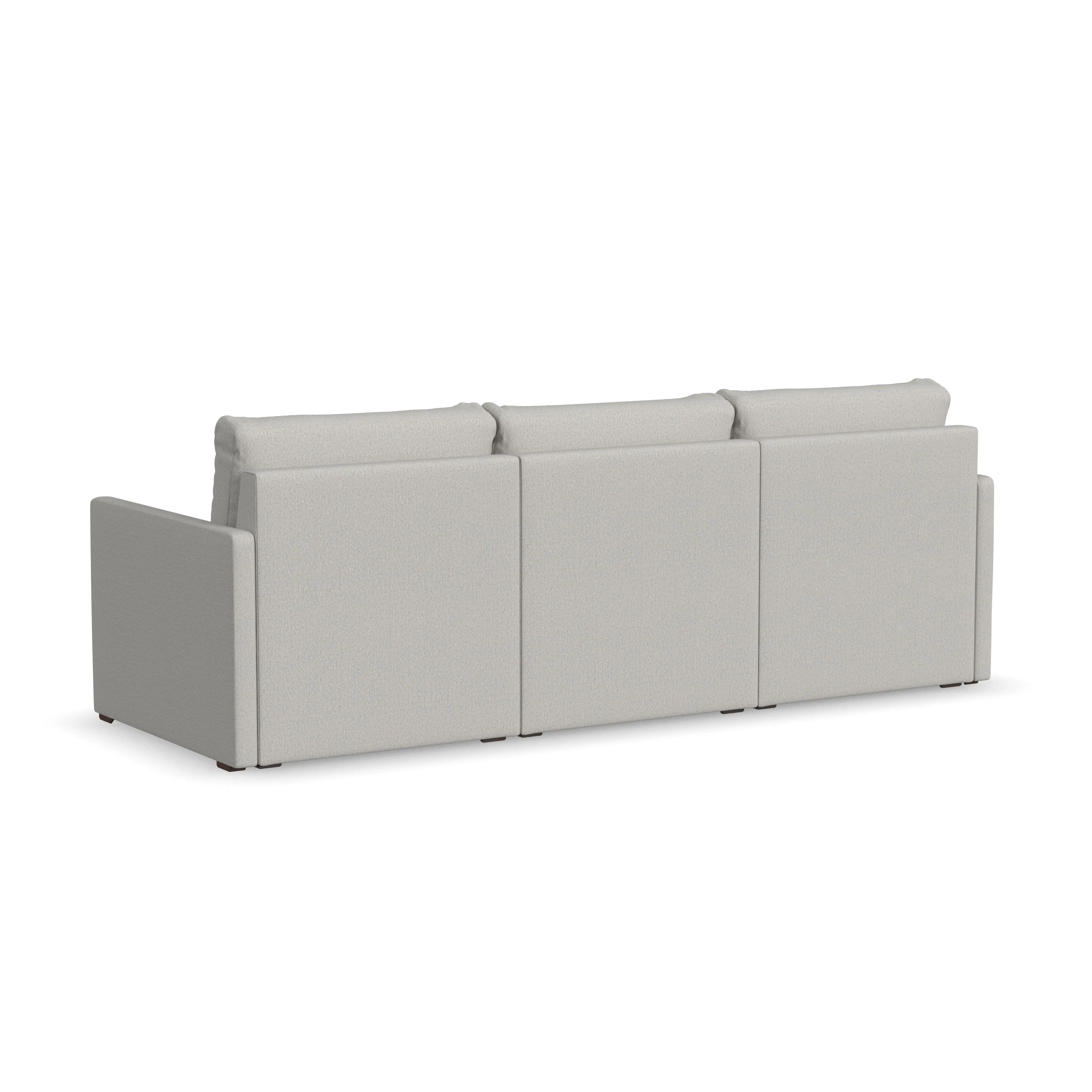 Flex Taupe Modular Sofa with Narrow Arm-5