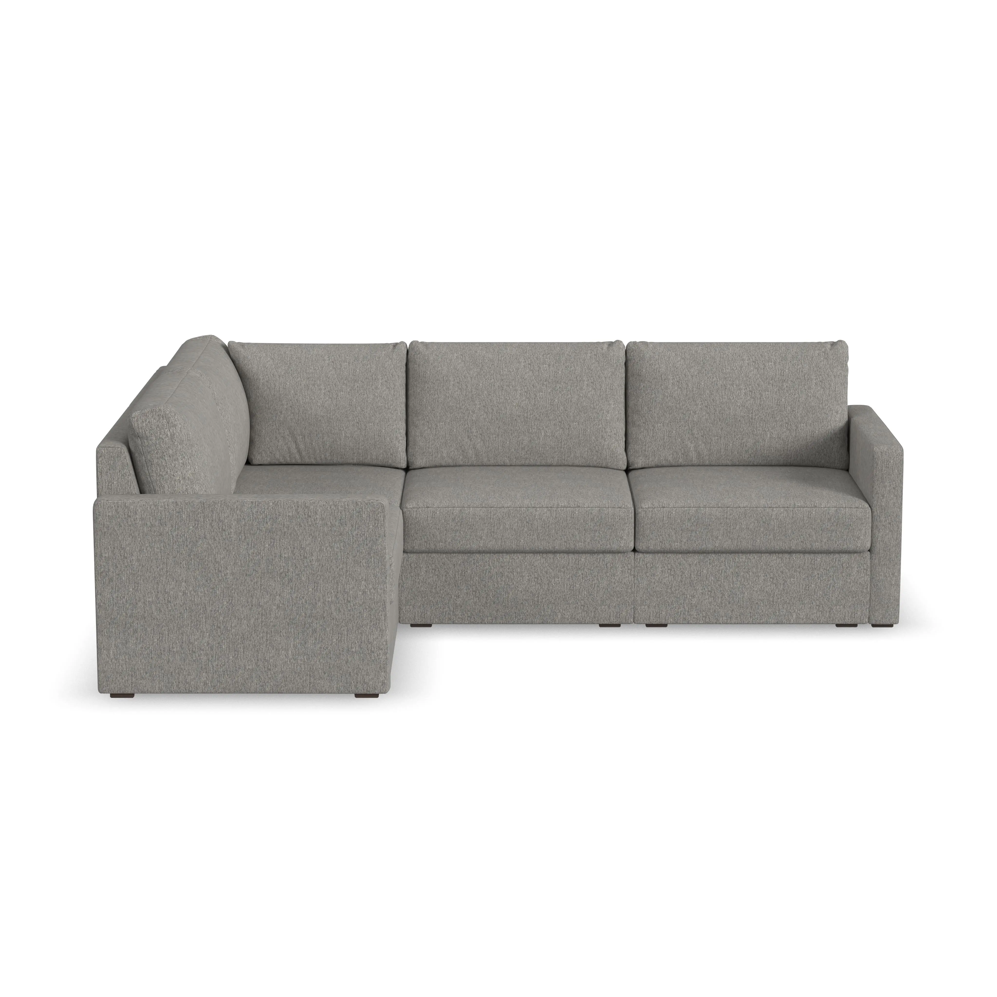 Flex Gray 4-Seat Modular Sectional-4