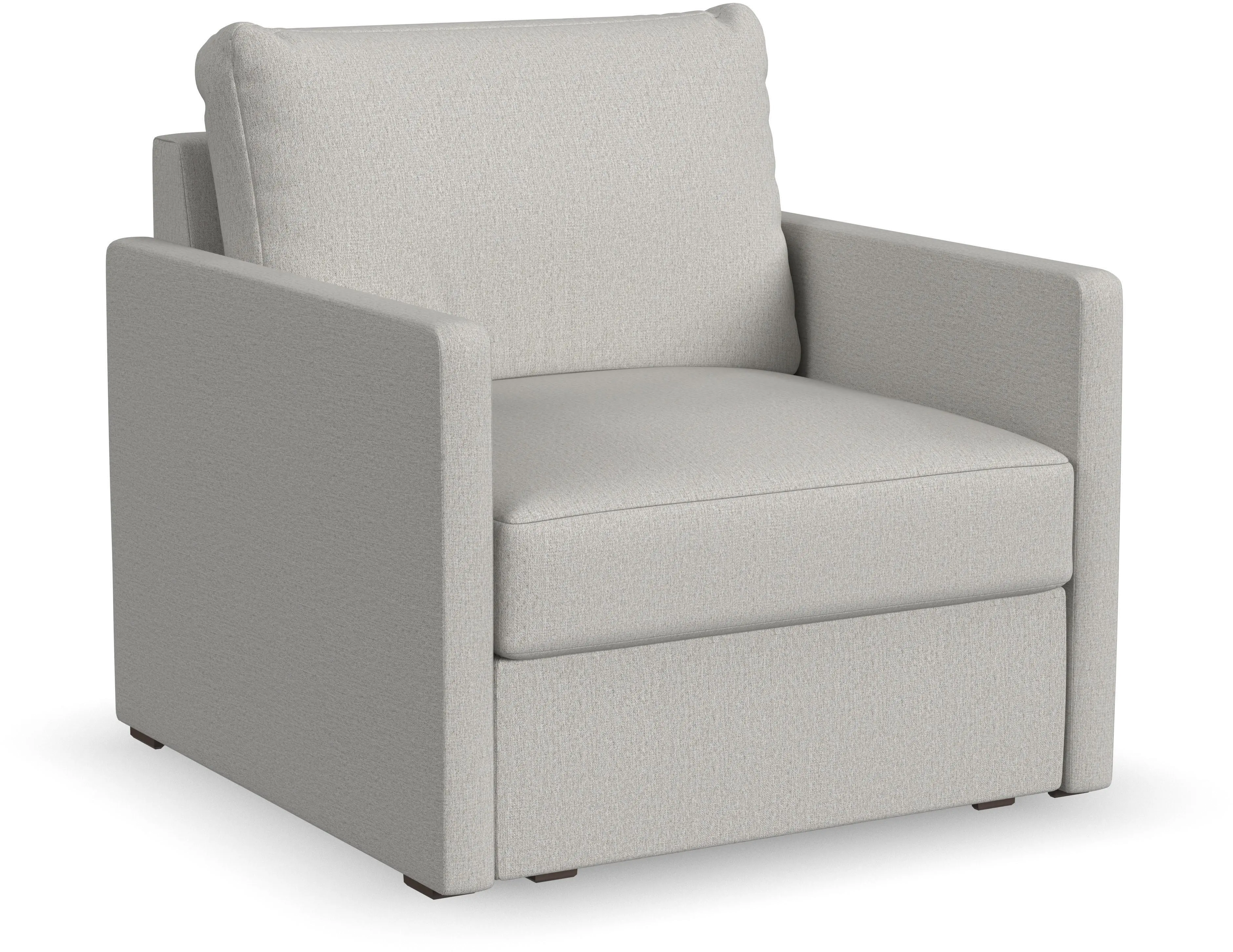 Flex Taupe Armchair with Narrow Arm-3