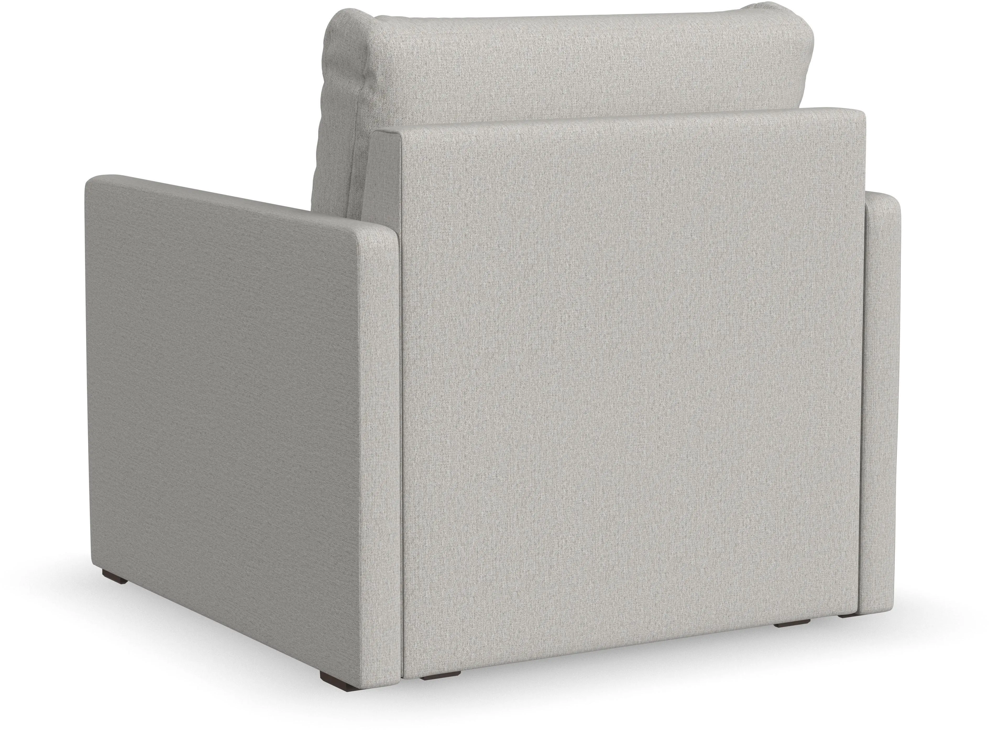 Flex Taupe Armchair with Narrow Arm-5