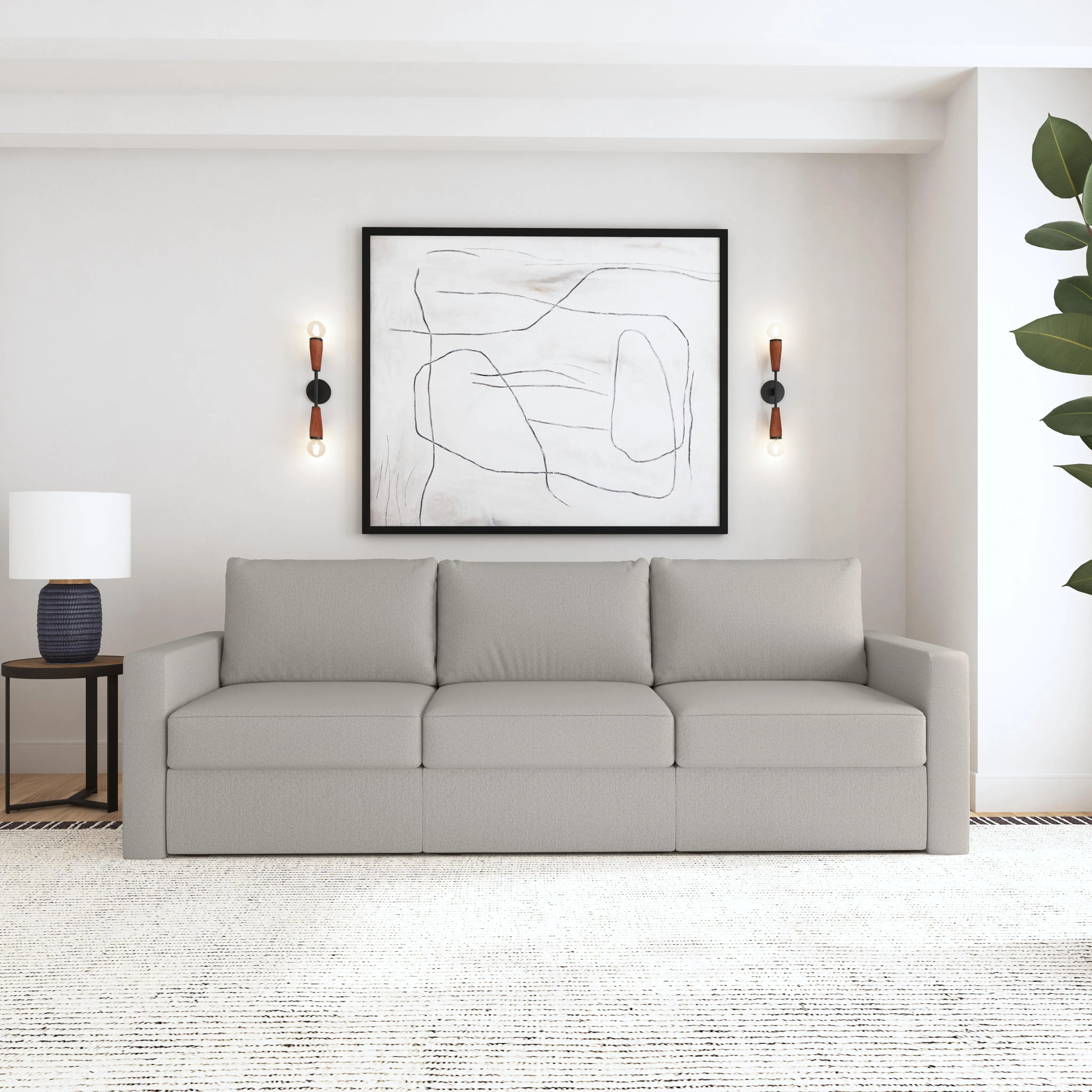 Flex Taupe Modular Sofa-2