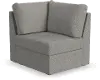 Flex Gray Sectional Corner Chair