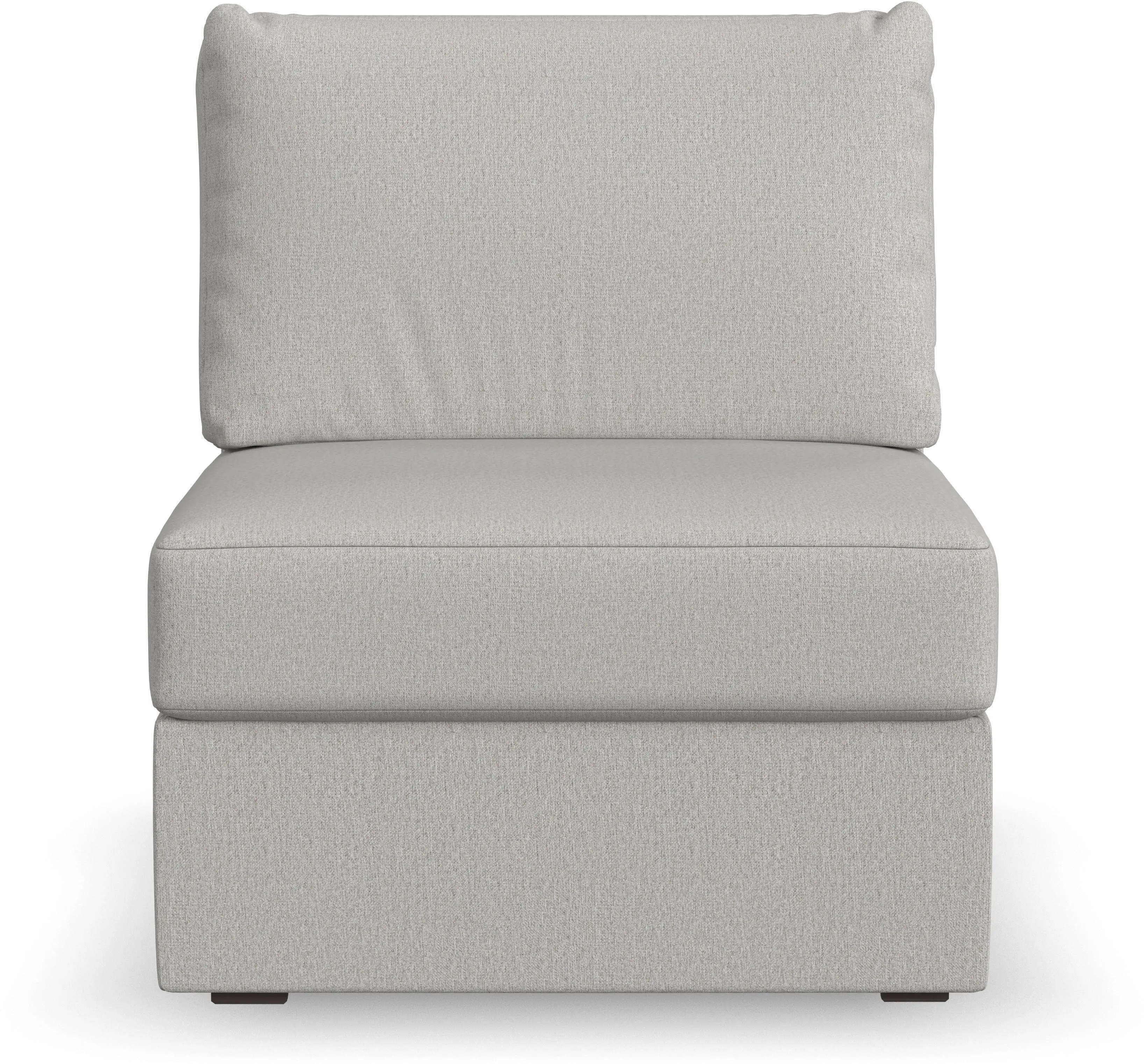 Flex Taupe Sectional Armless Chair-1