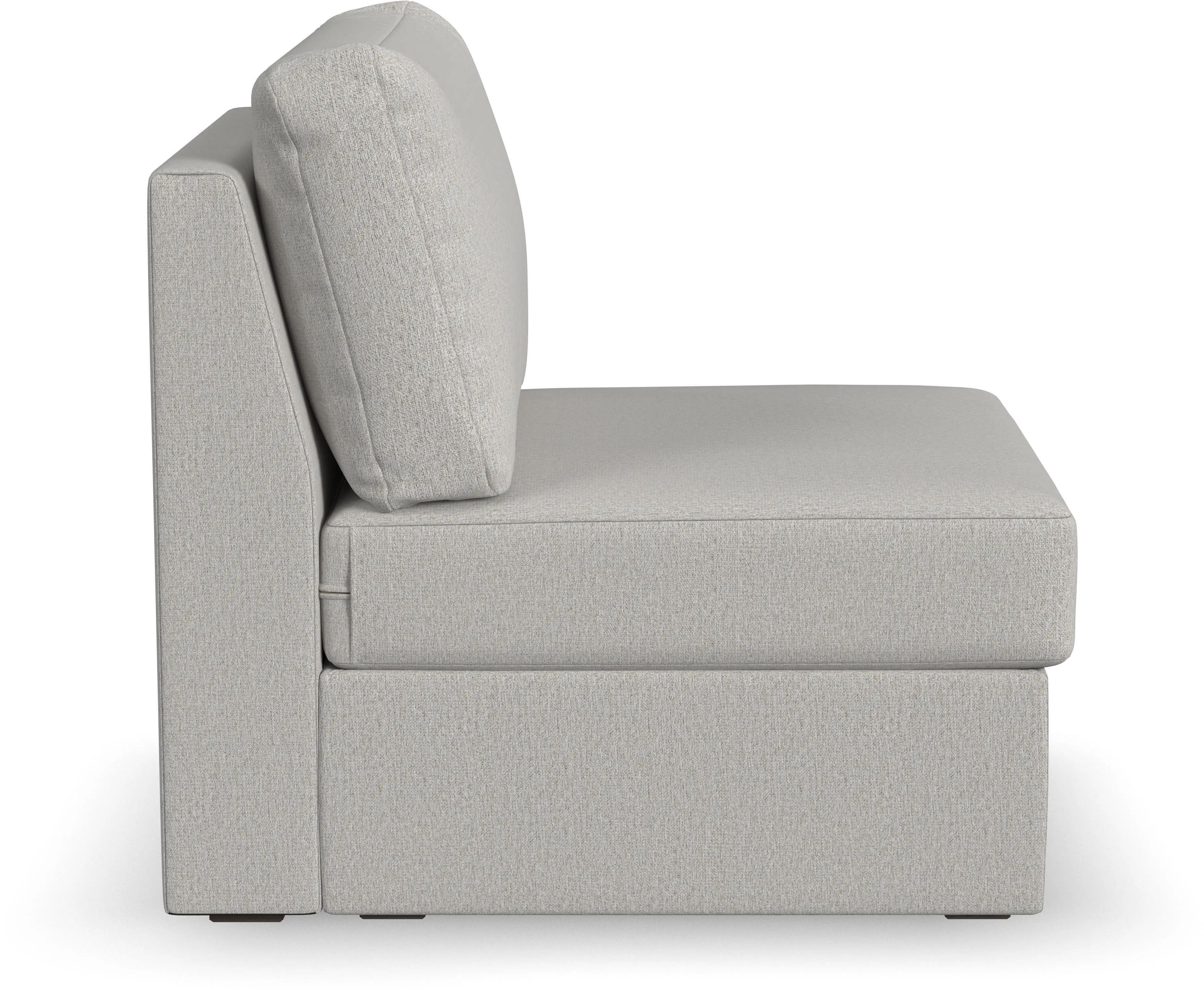 Flex Taupe Sectional Armless Chair-3