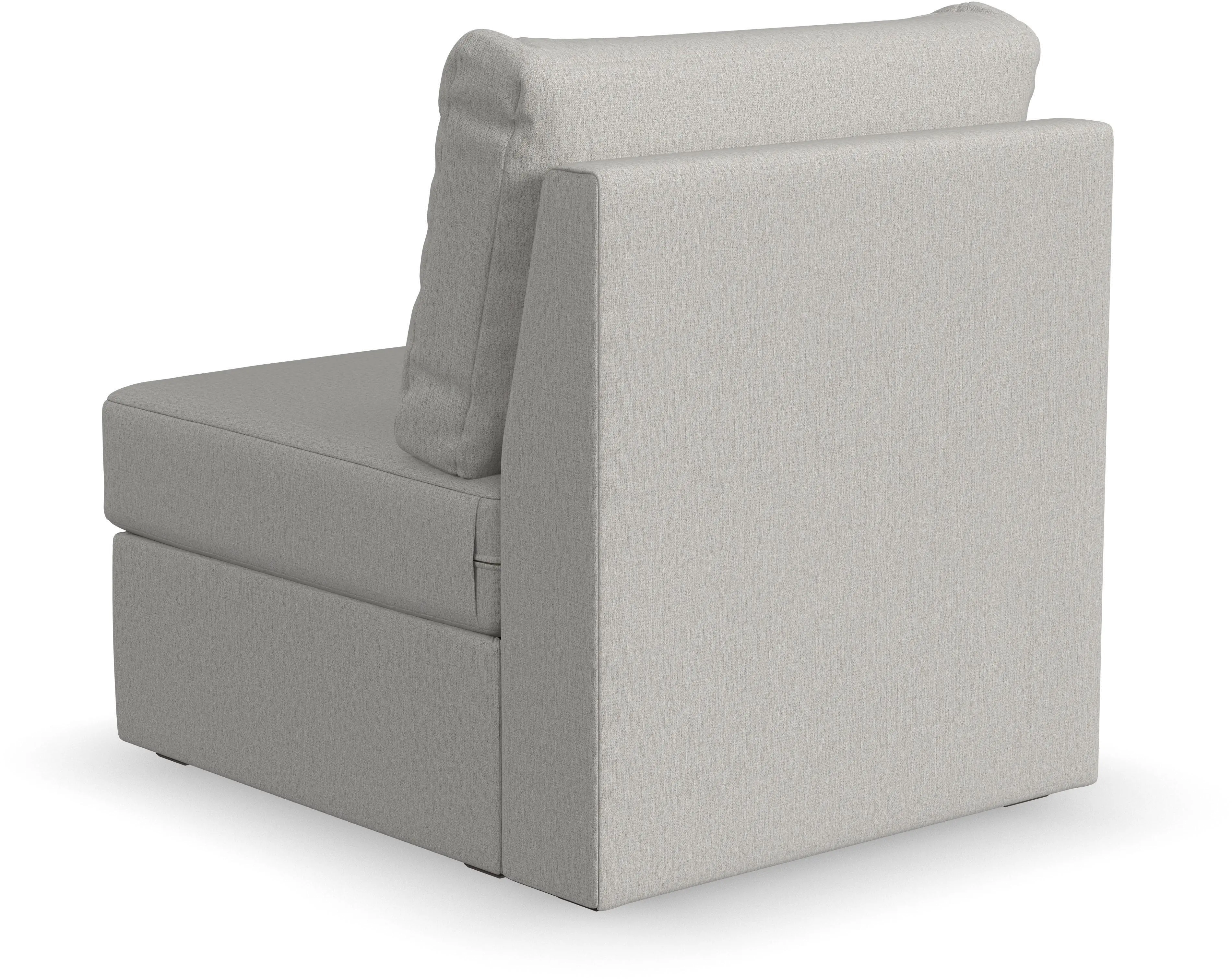 Flex Taupe Sectional Armless Chair-4