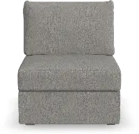 Flex Gray Sectional Armless Chair