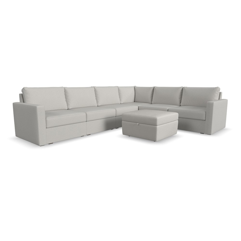 Brown Fabric Sectional Sofas