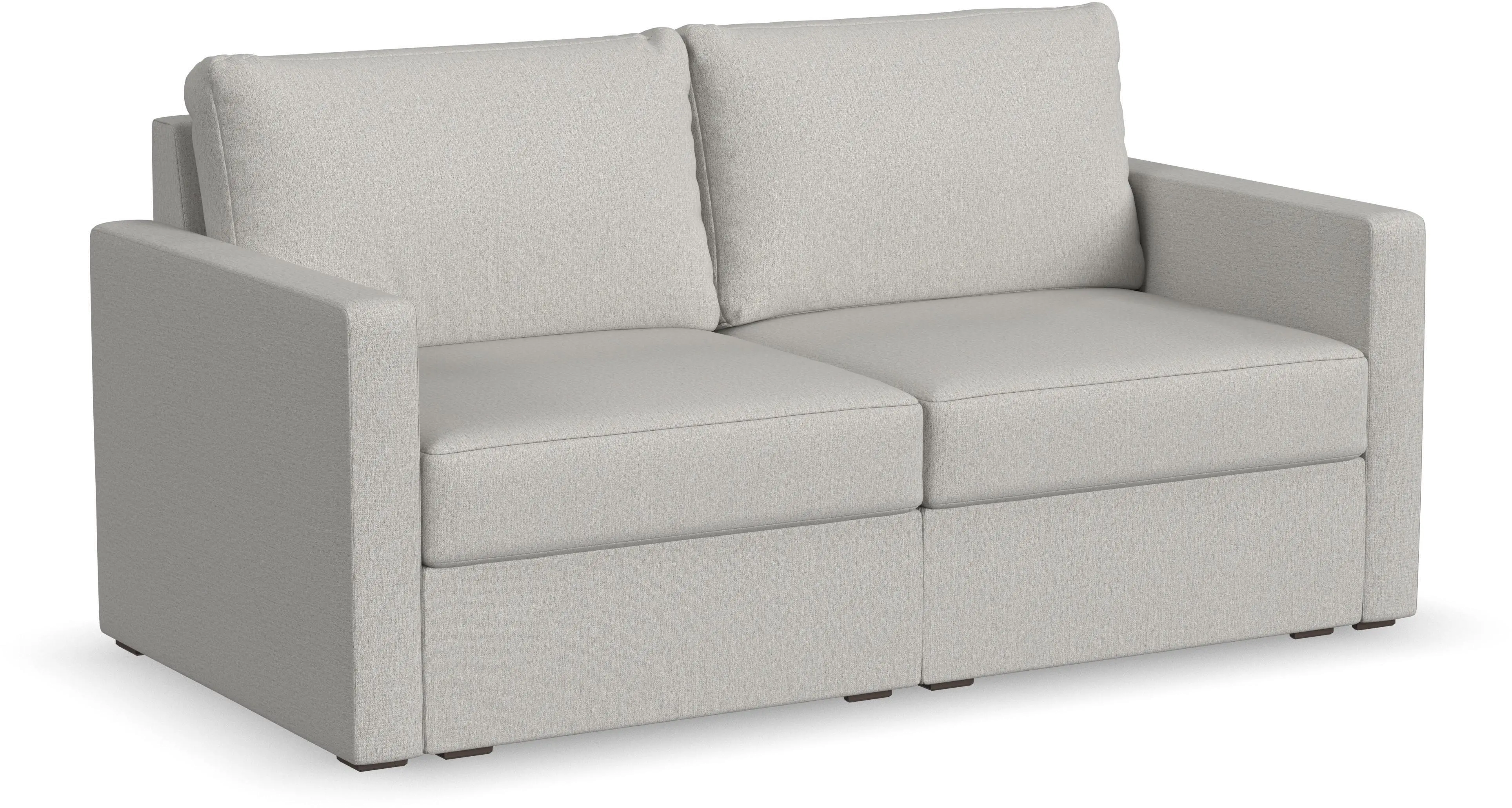 Flex Taupe Modular Loveseat-3