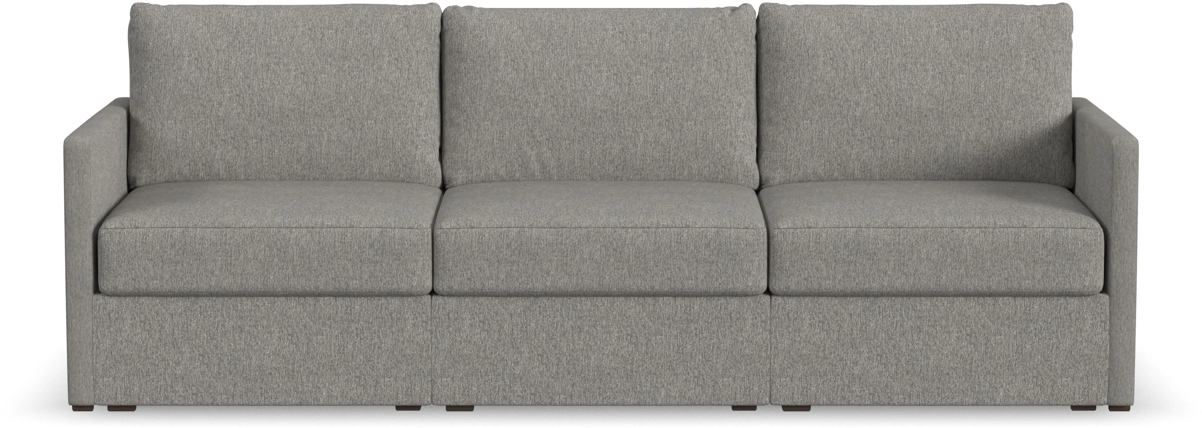 Flex Gray Modular Sofa with Narrow Arm-1
