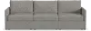 Flex Gray Modular Sofa with Narrow Arm