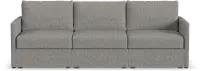 Flex Gray Modular Sofa with Narrow Arm