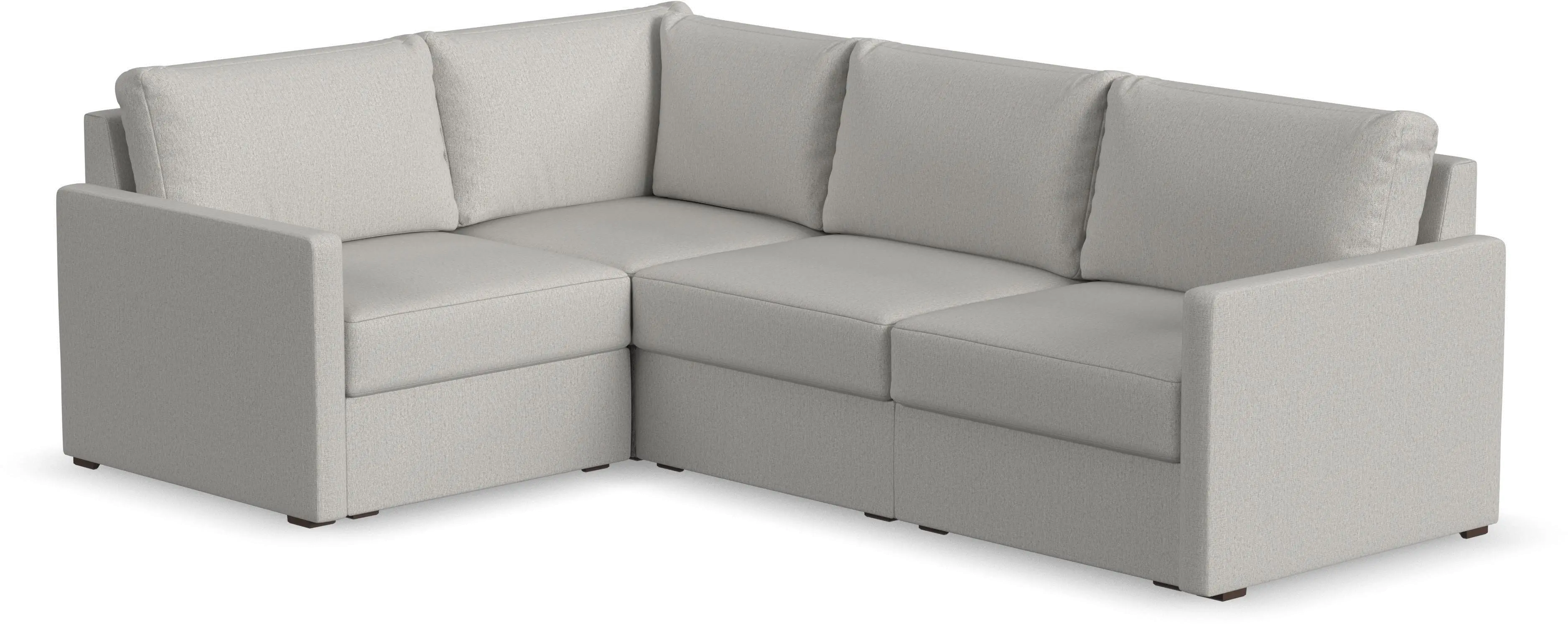 Flex Taupe 4-Seat Modular Sectional-1