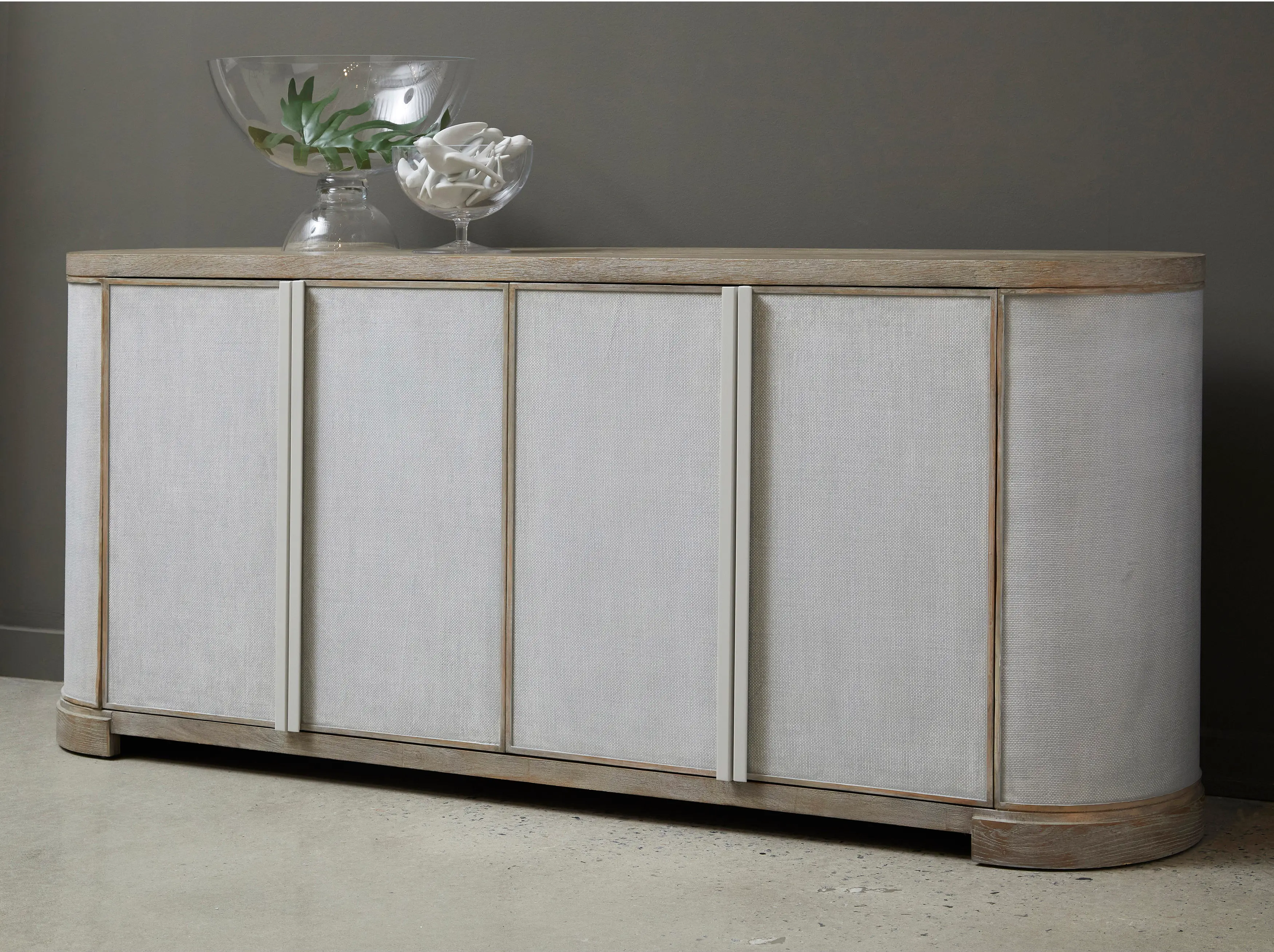 Khakory Natural and Gray Credenza-2