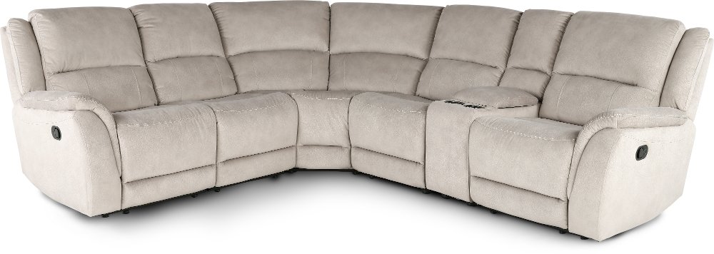Aspen Latte 6-Piece Reclining Sectional