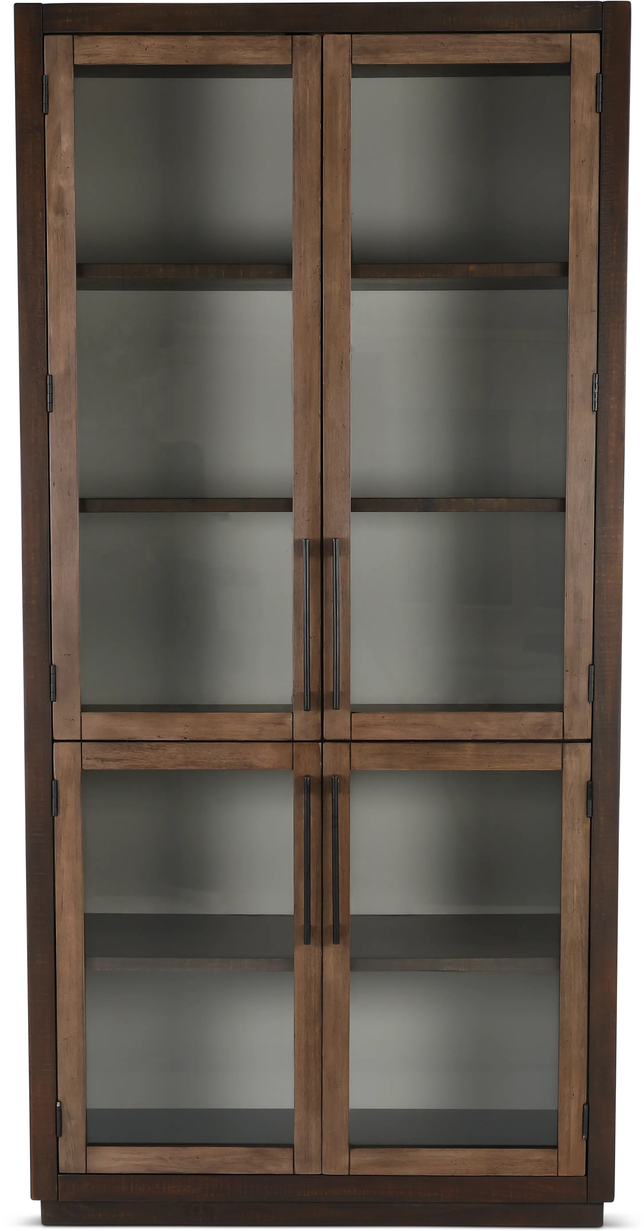 Boise Two-Tone Brown Cabinet-1