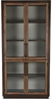 Boise Two-Tone Brown Cabinet