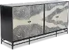 Caspar Black and Acid Wash Sideboard