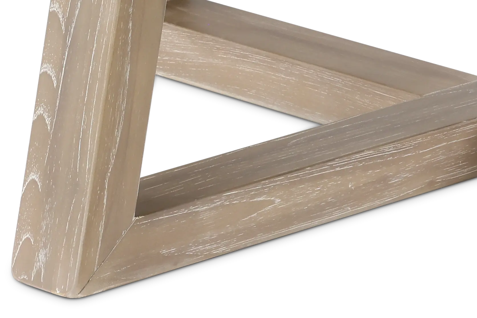 Olivia Wheat Beige and Gray Round Dining Table-6