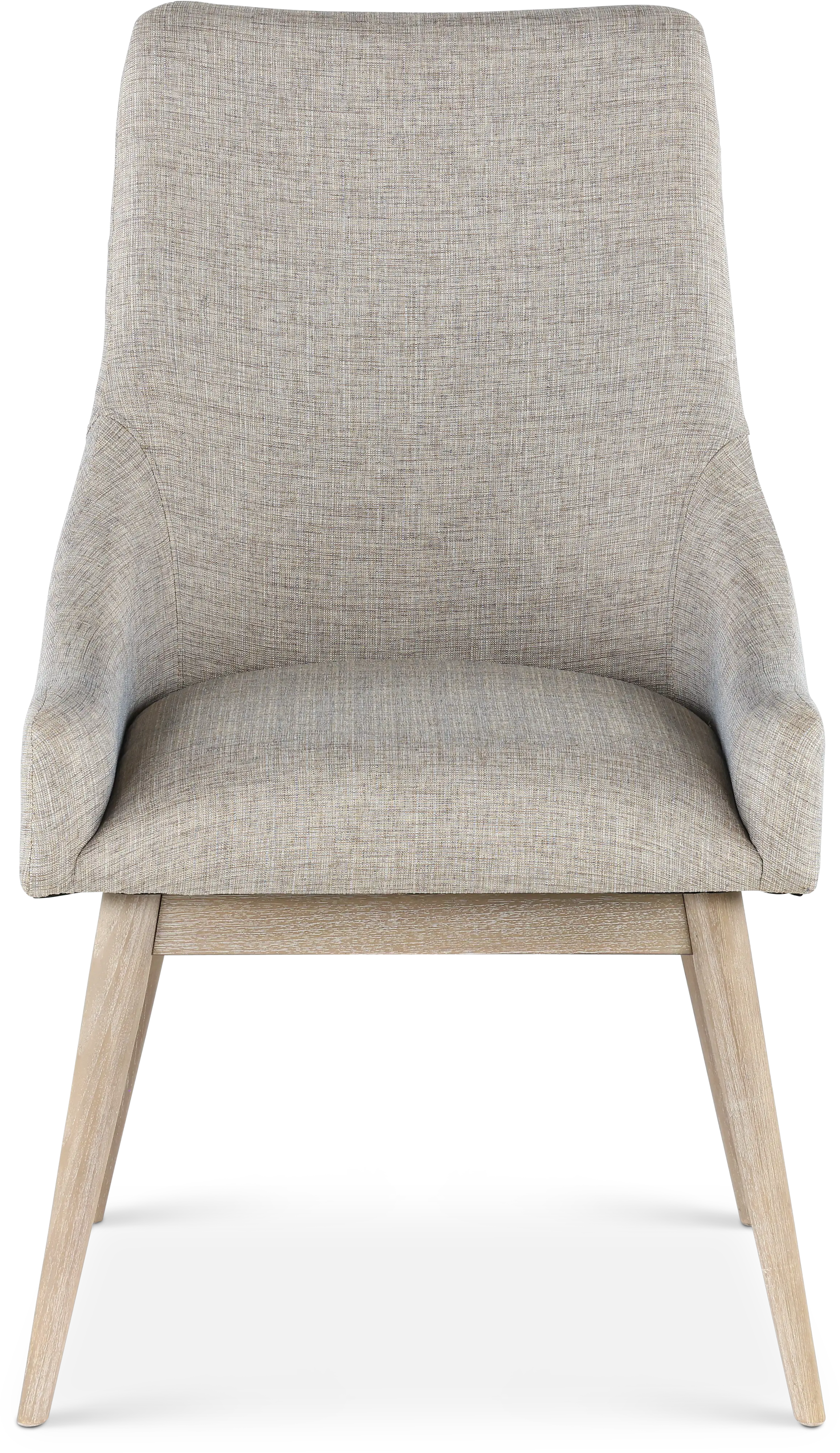 Olivia Wheat Beige and Gray Upholstered Arm Chair-1