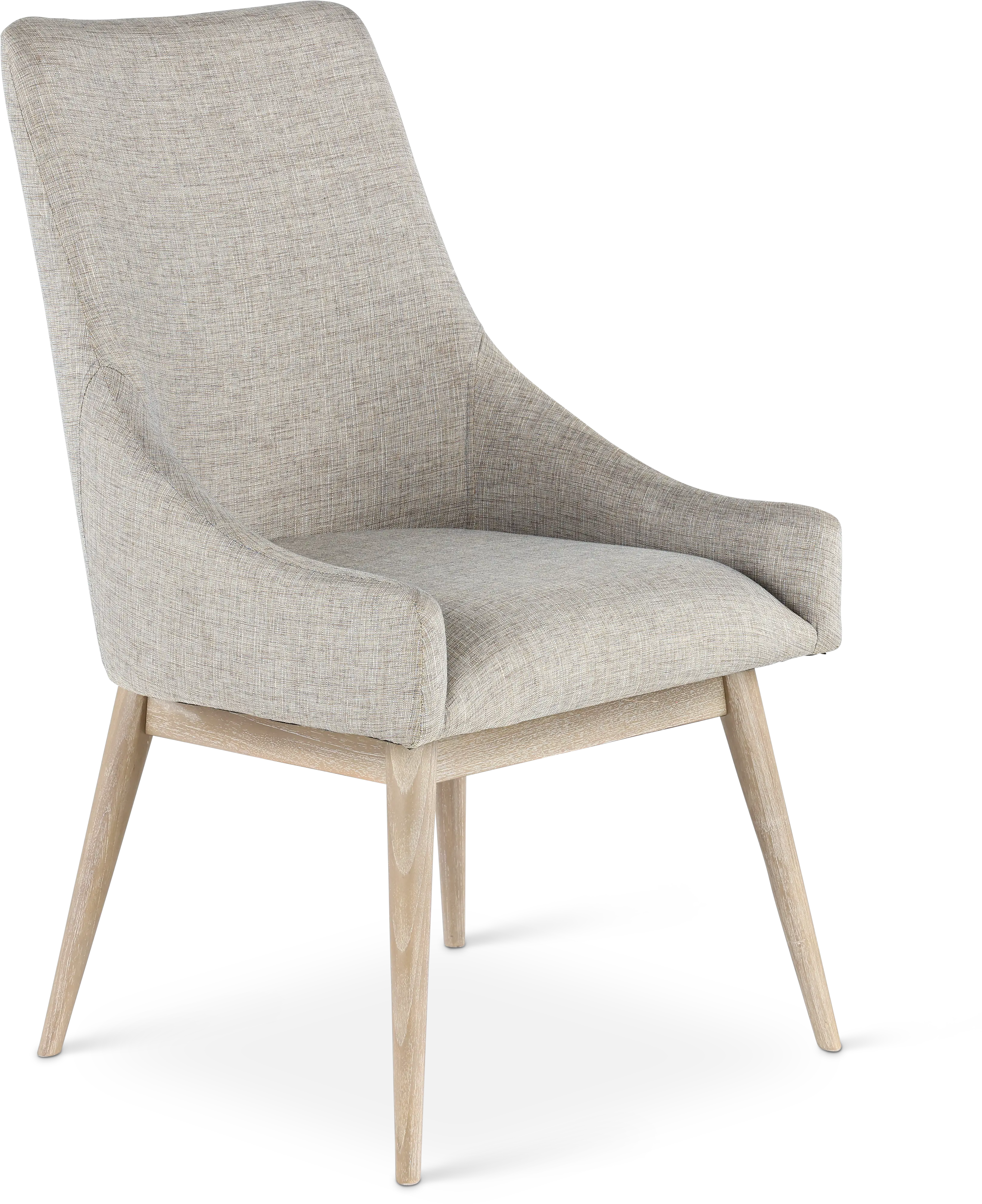 Olivia Wheat Beige and Gray Upholstered Arm Chair-4