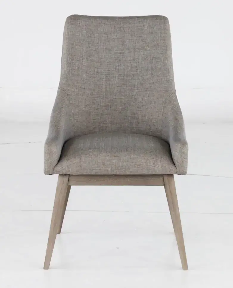 Olivia Wheat Beige and Gray Upholstered Arm Chair-5