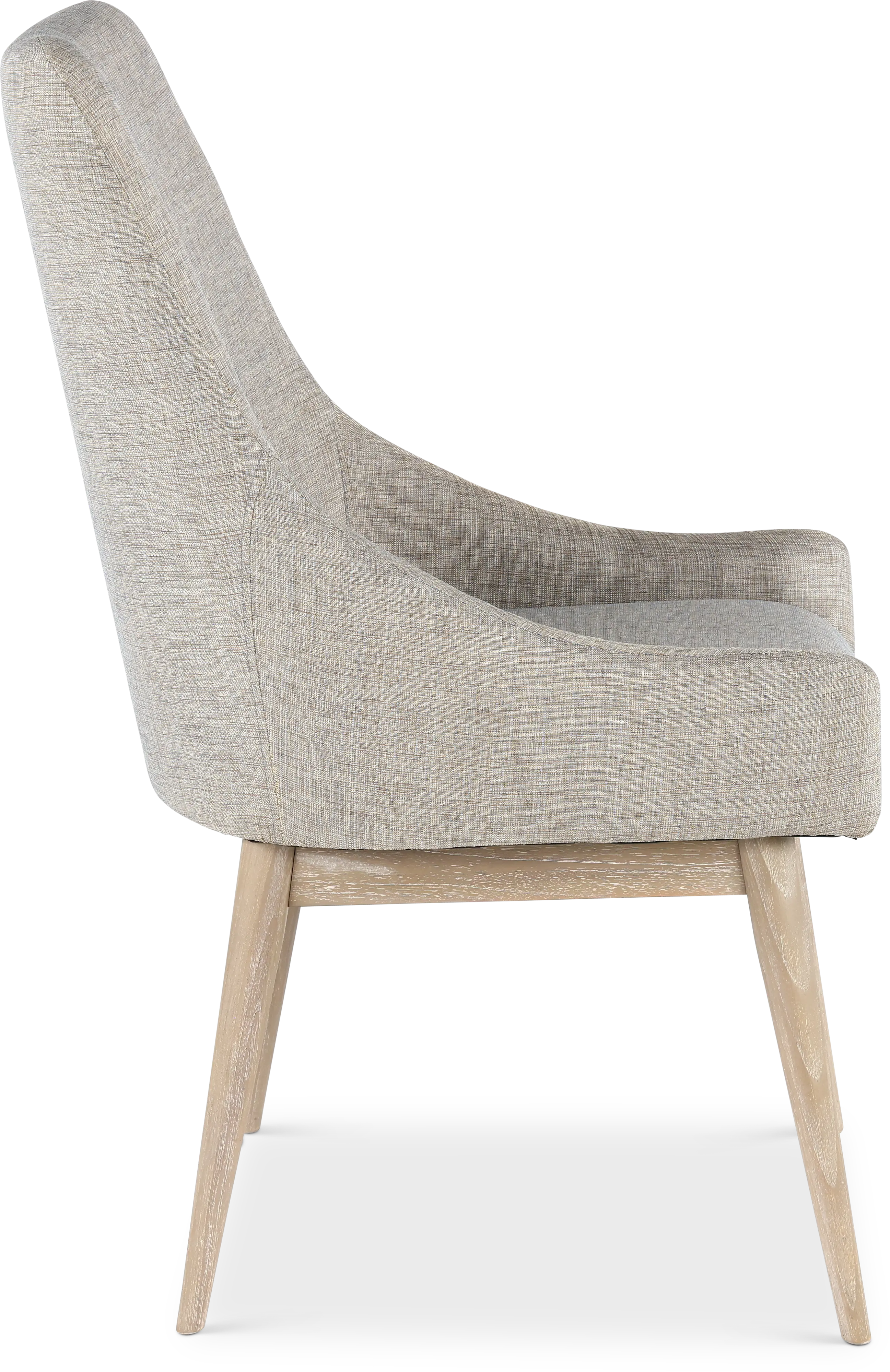 Olivia Wheat Beige and Gray Upholstered Arm Chair-6