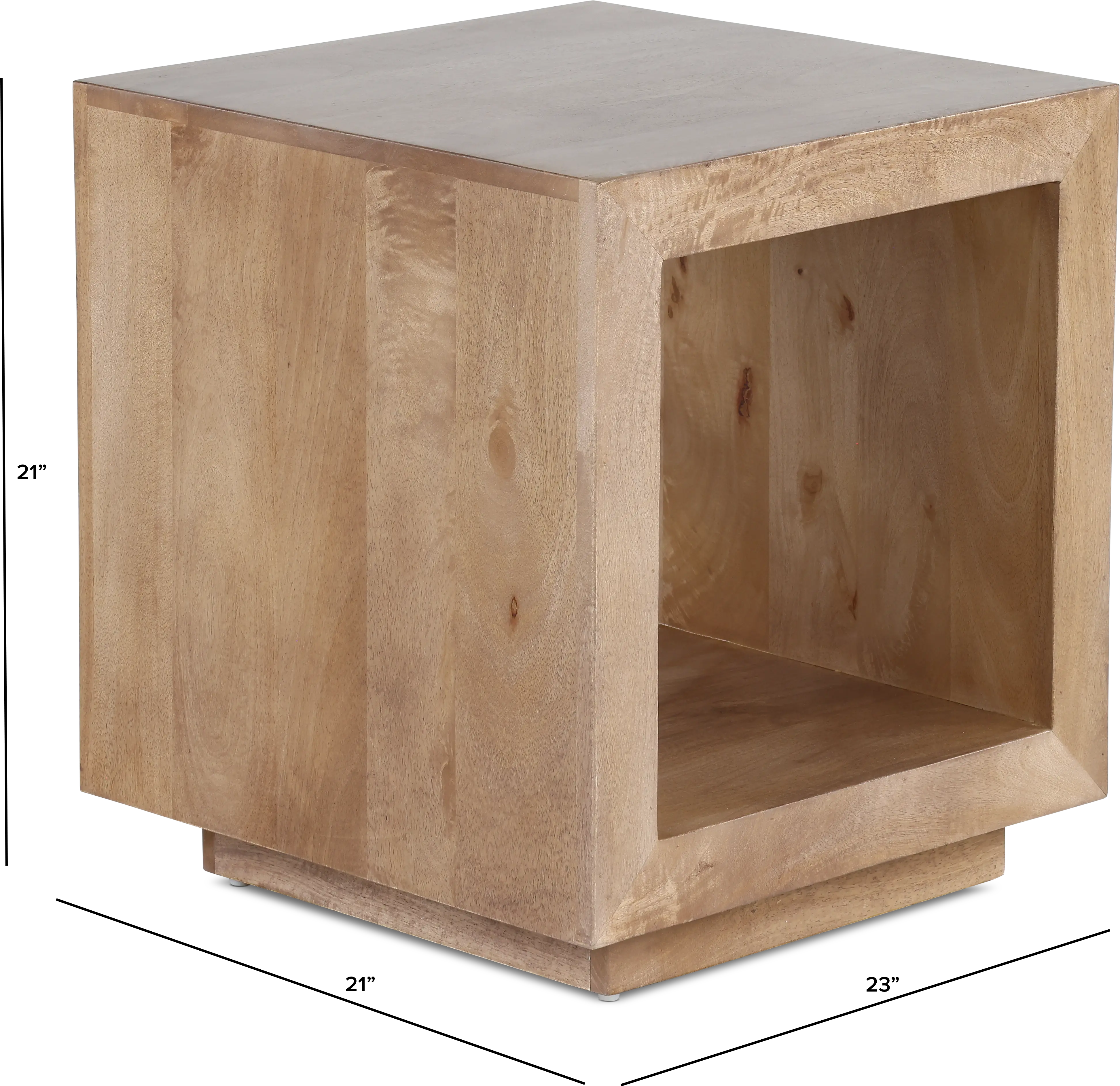 Colby Dark Ash Finished End Table-3