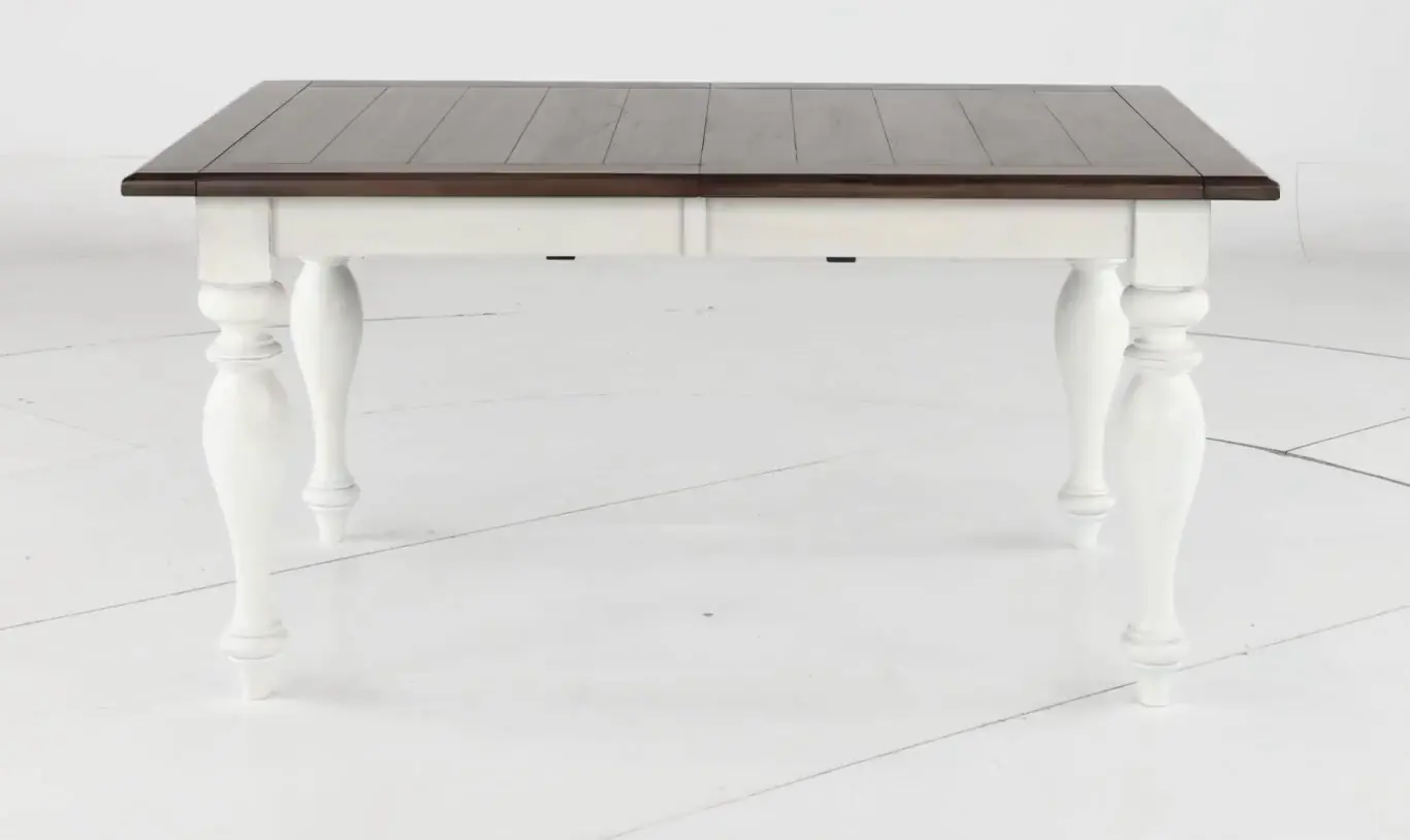 Pasadena White and Brown Dining Table-6