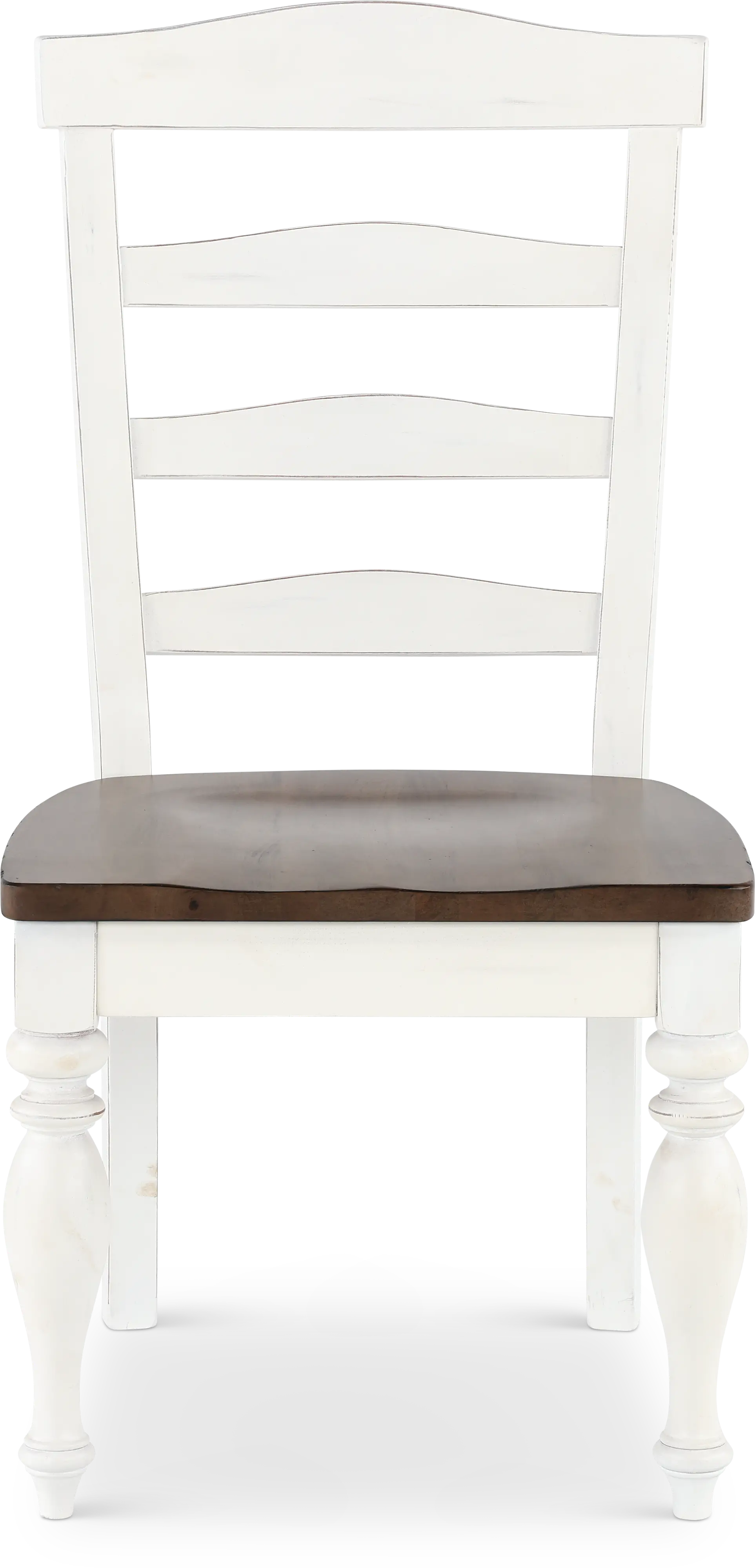 Pasadena White and Brown Dining Chair-4
