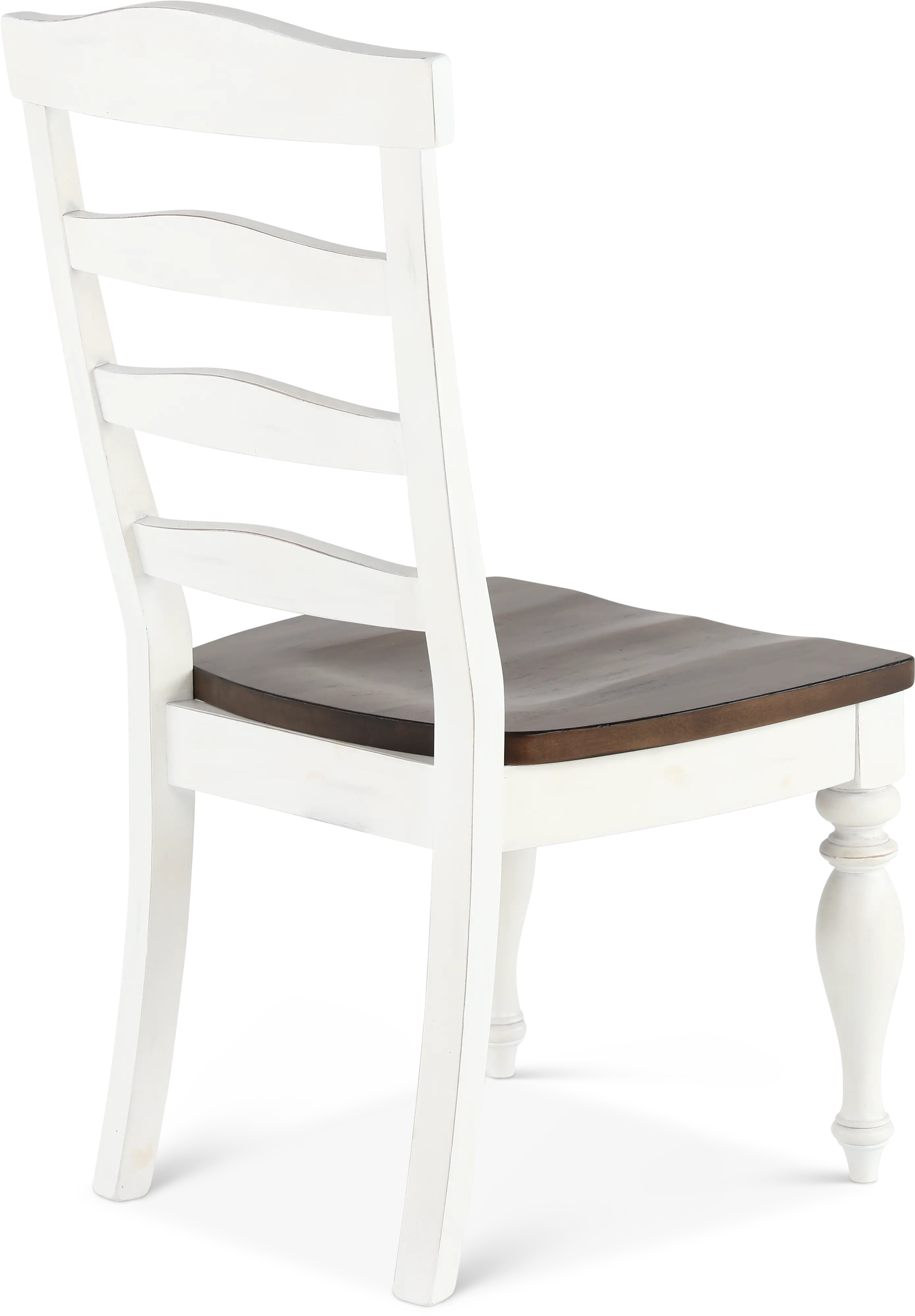Pasadena White and Brown Dining Chair-7
