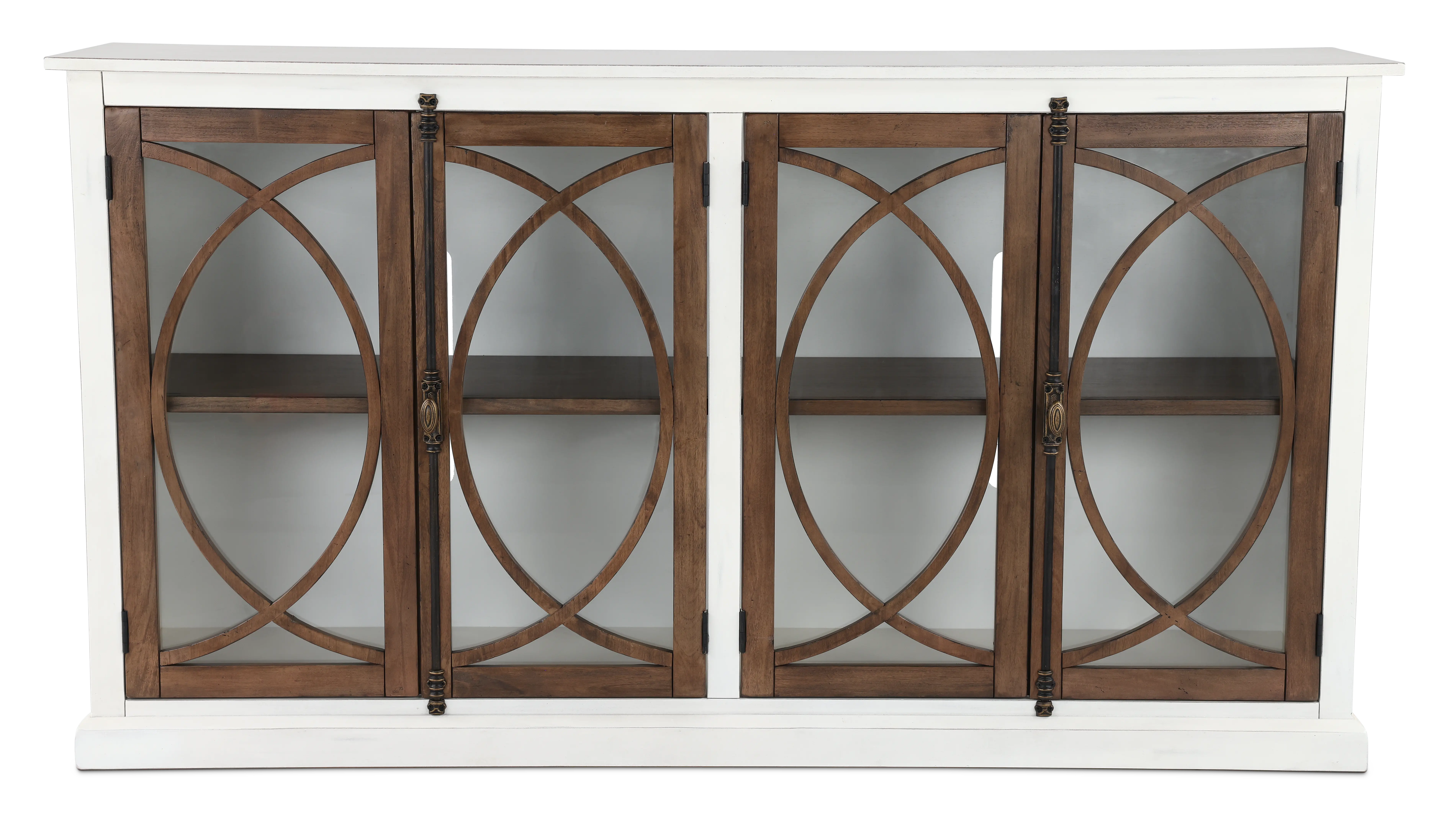 Pasadena White and Brown Server-1